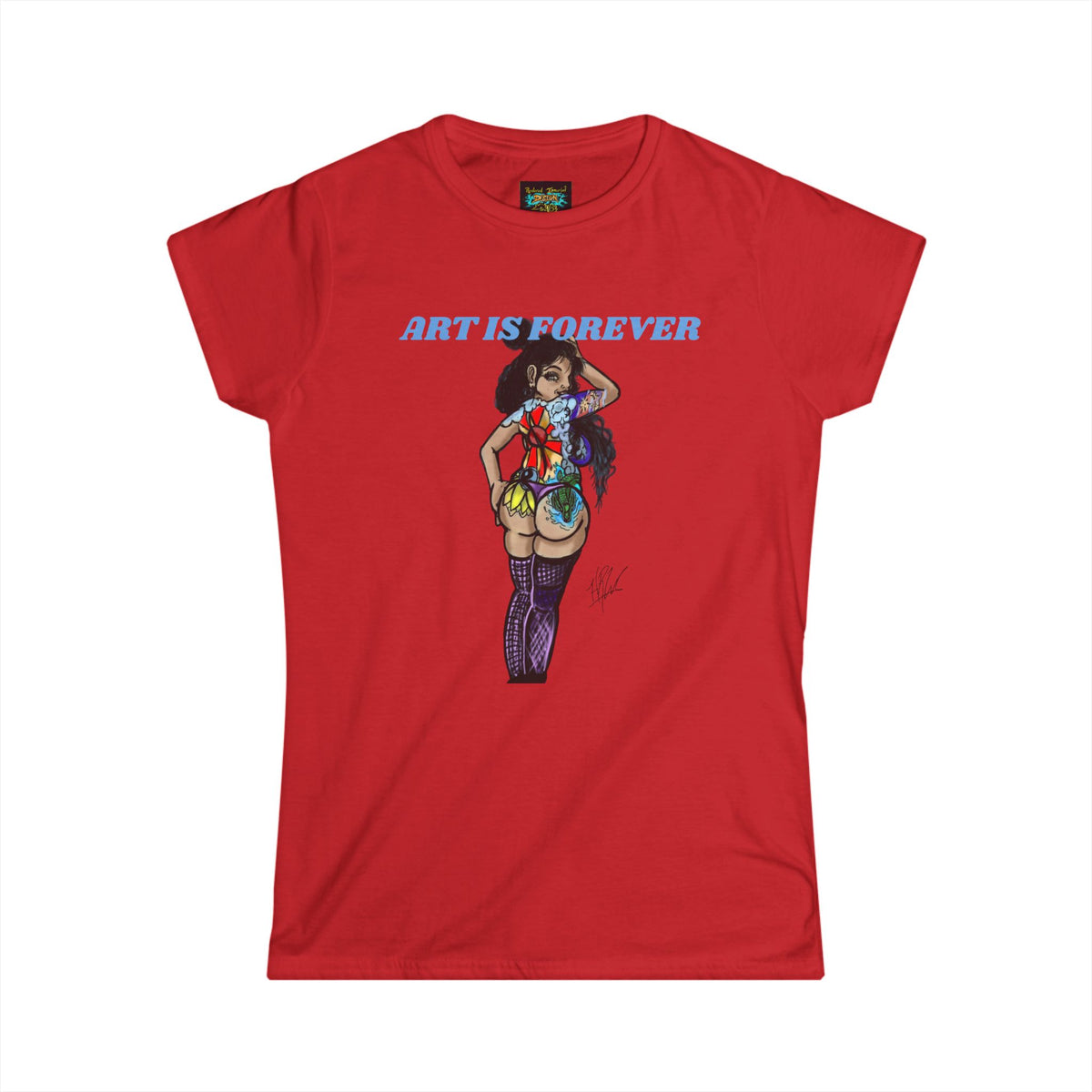 Art Is Forever — Women's Softstyle Tee