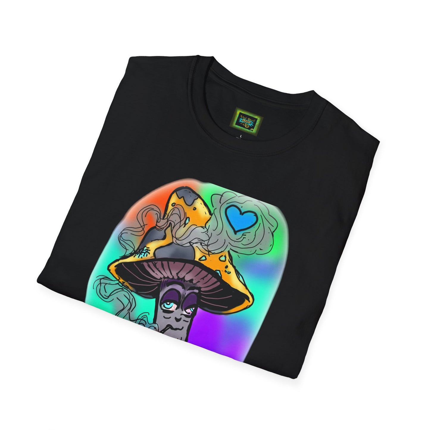 Colorful Fungi T-Shirt, Psychedelic Mushroom Tee, Unisex Graphic Shirt, Gifts for Nature Lovers, Festival Wear, Casual Style
