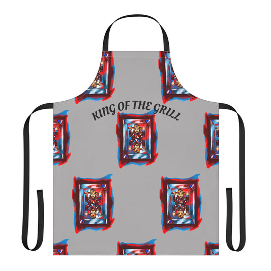 Grill Master Apron | King of the Grill Cooking Gift, BBQ Apron, Unique Kitchenware, Funny Gifts for Men