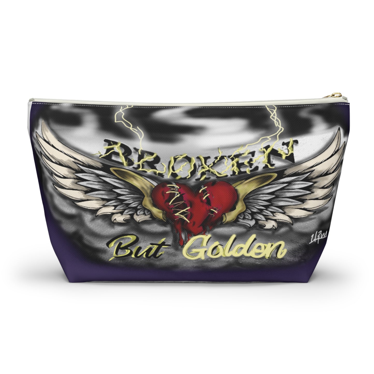 Mama Bear Accessory Pouch – Versatile Cosmetic Bag with Art Design