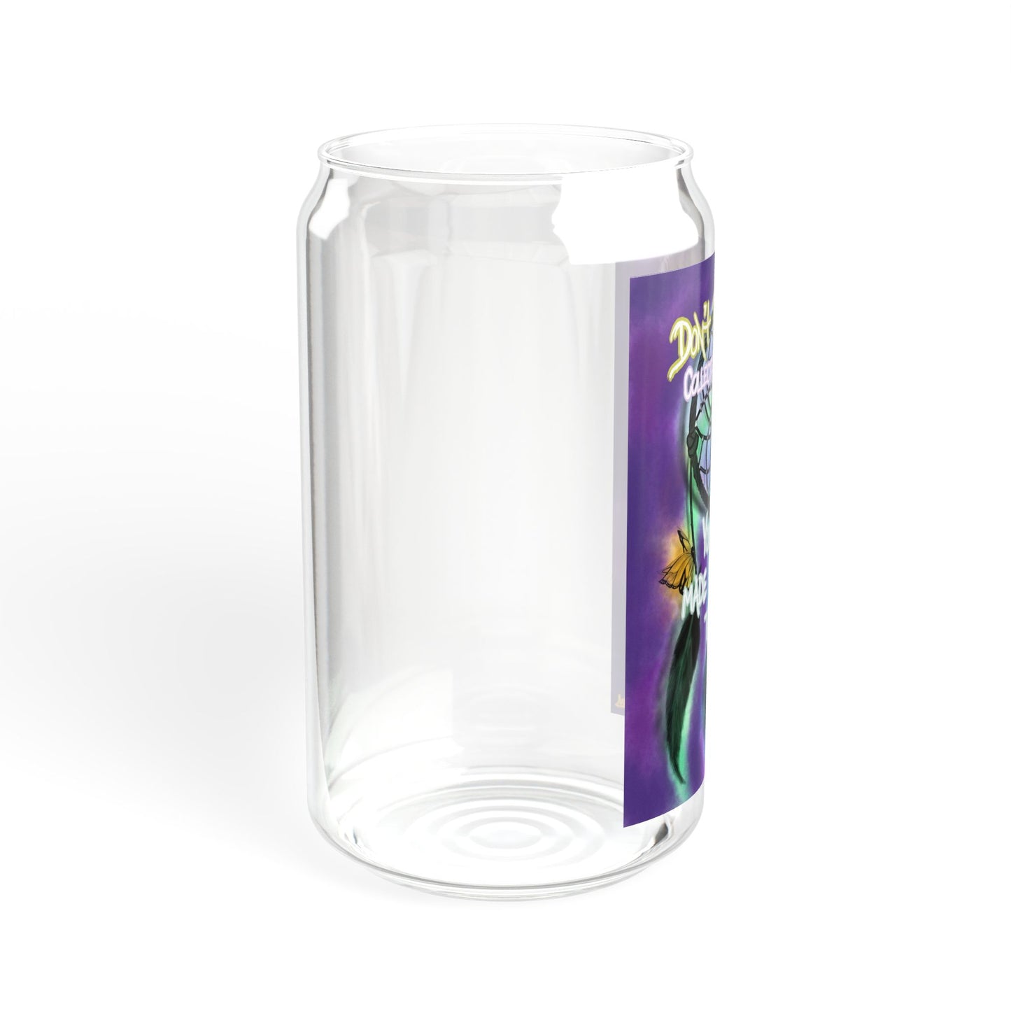 Dream Catcher Inspirational Sipper Glass, 16oz Travel Cup, Motivational Drinkware, Unique Gift for Dreamers, Eco-Friendly Reusable