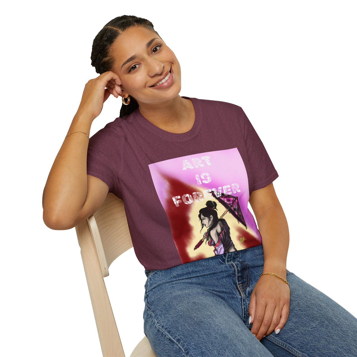 Art Is Forever — Unisex Softstyle Tee