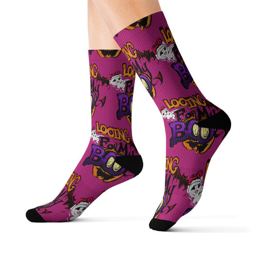 Halloween Sublimation Socks, Fun Socks for Halloween, Spooky Gifts, Costume Accessories, Sock Party Favors
