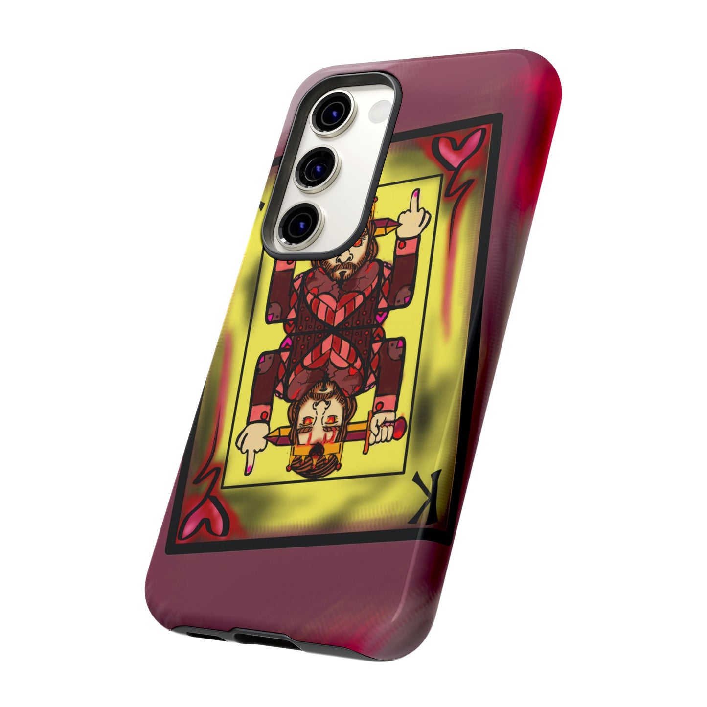 Playing Card Phone Case - Tough Cases with King Design