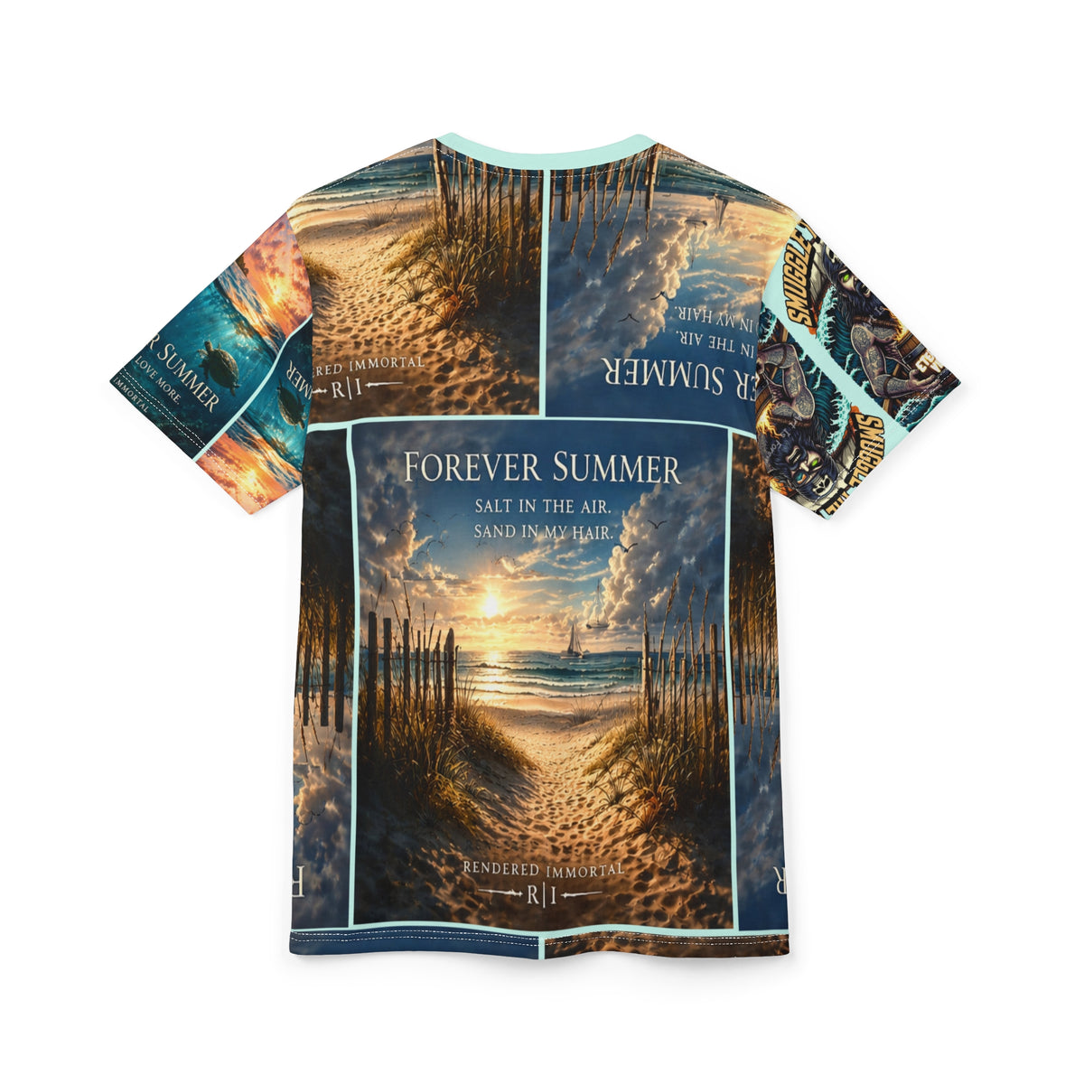 Pirate the Fun "Forever Summer" All-Over Print Tee