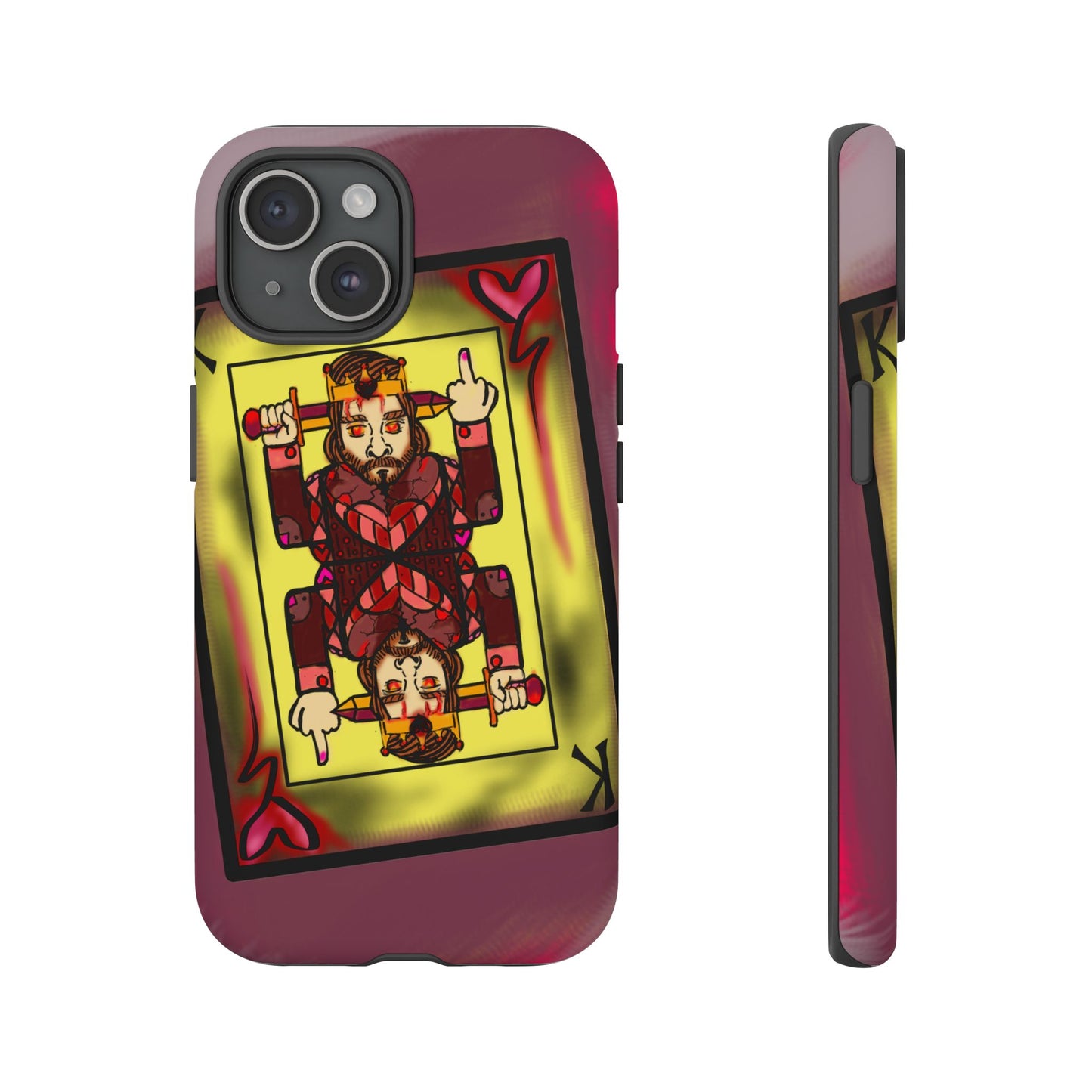Playing Card Phone Case - Tough Cases with King Design