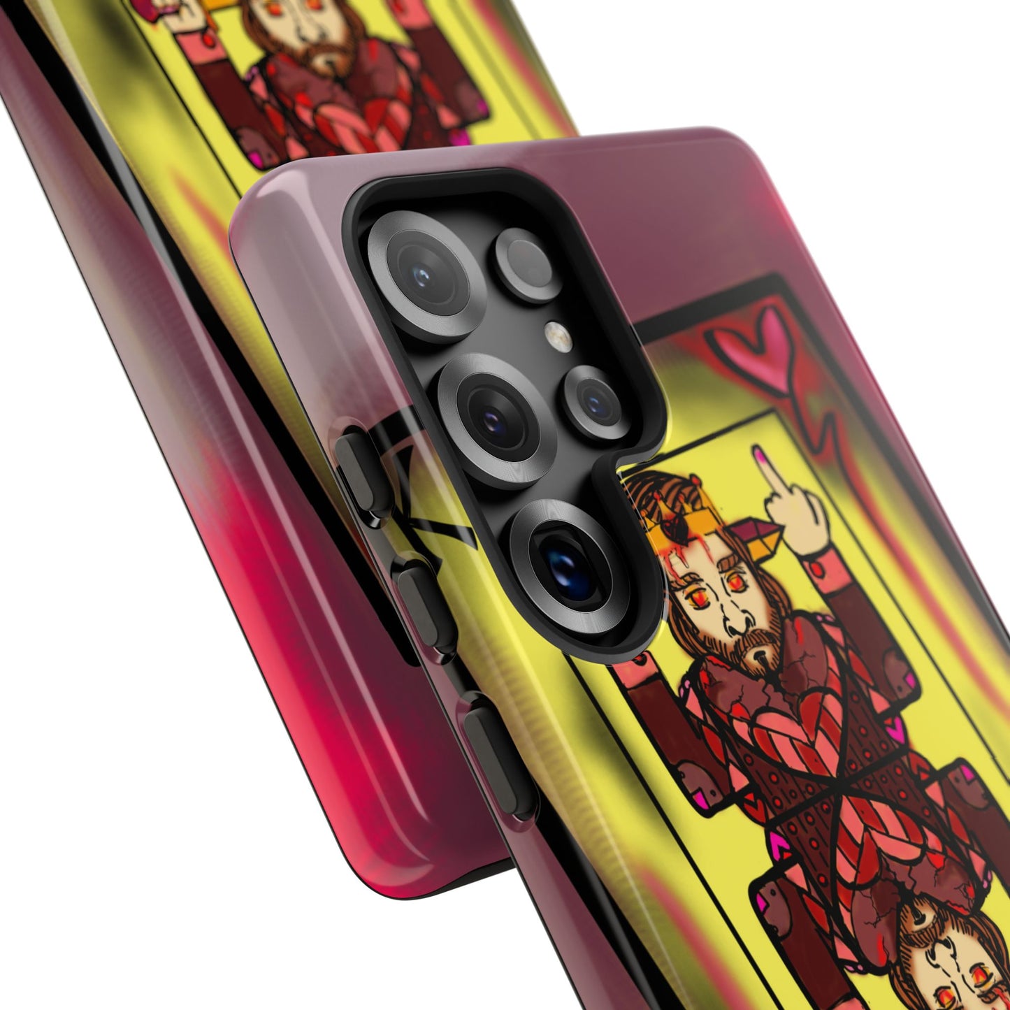 Playing Card Phone Case - Tough Cases with King Design