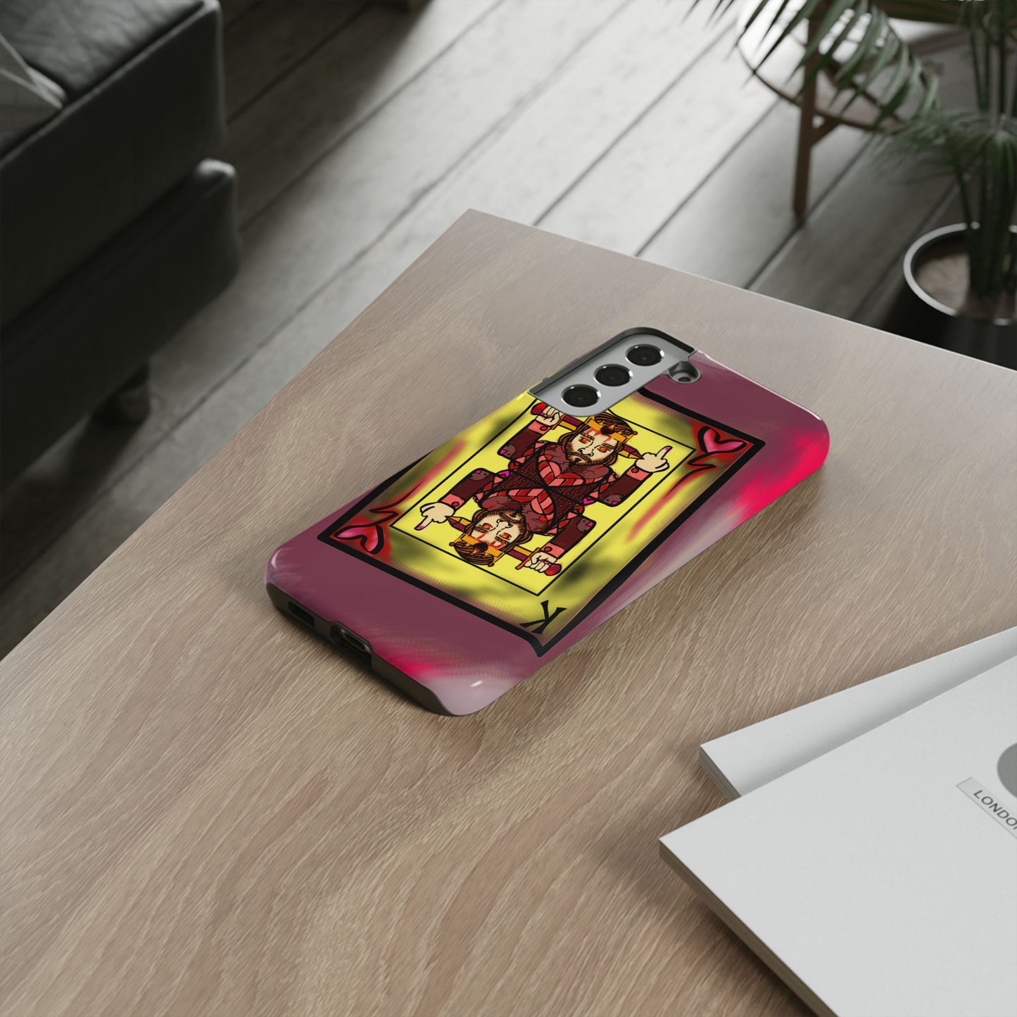 Playing Card Phone Case - Tough Cases with King Design