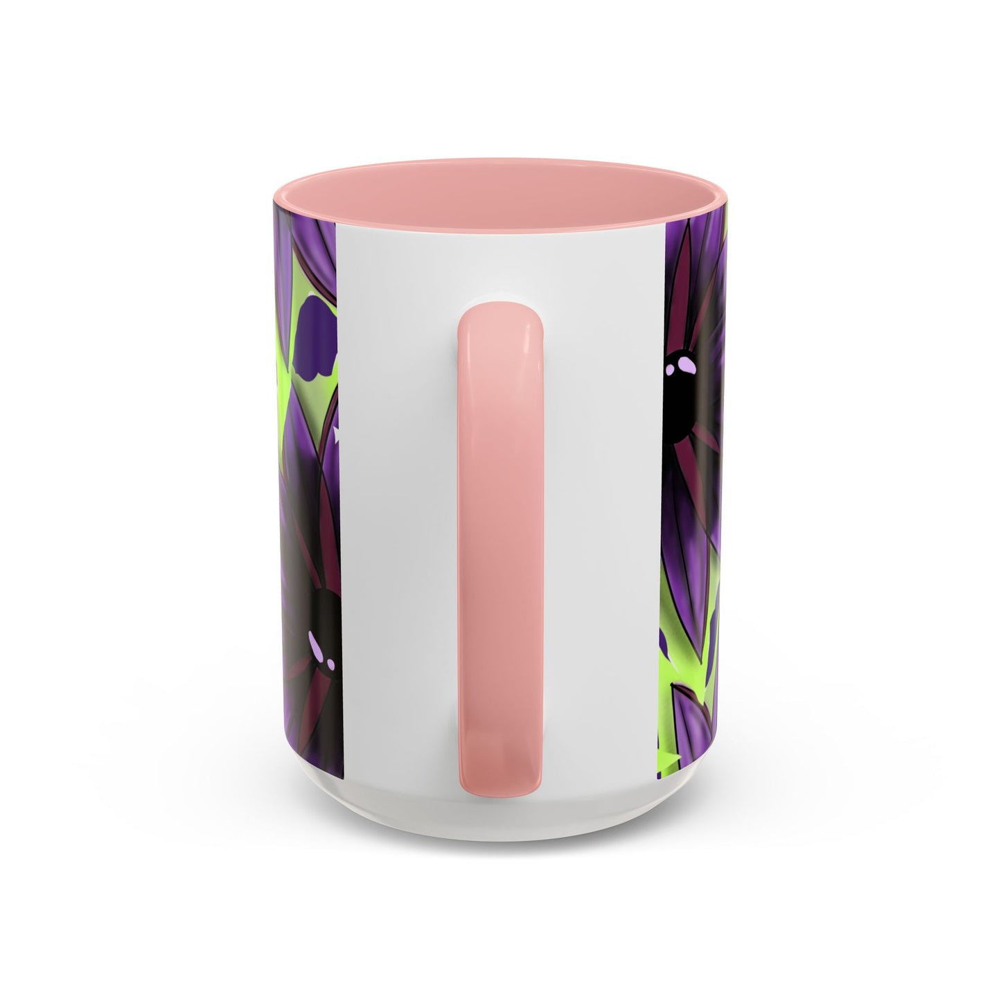 Vibrant Flower Accent Coffee Mug - 11oz & 15oz Semicolon Let Them Design