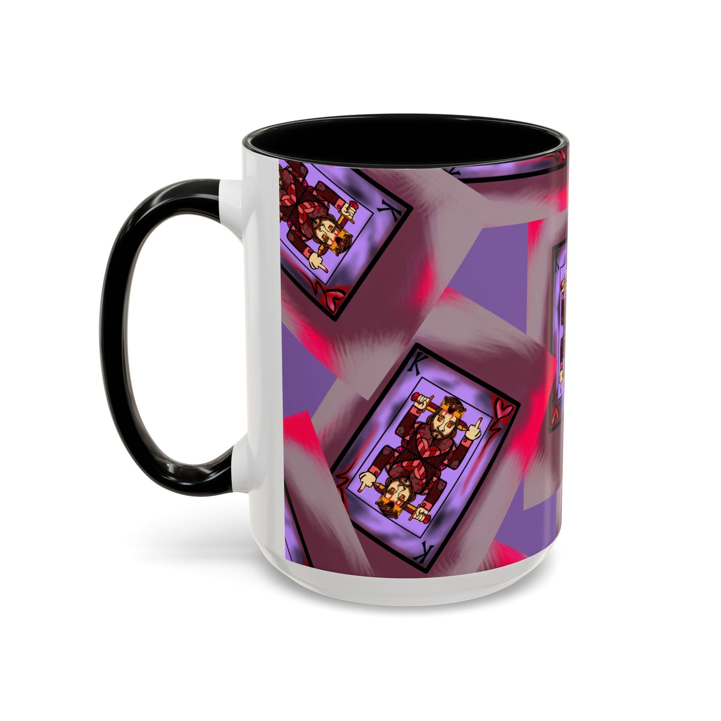 Rebellious King Coffee Mug, Unique Gift for Coffee Lovers, Artful Mug for Home, Cool Cup for Tea, Birthday Present, Fun Kitchen Decor
