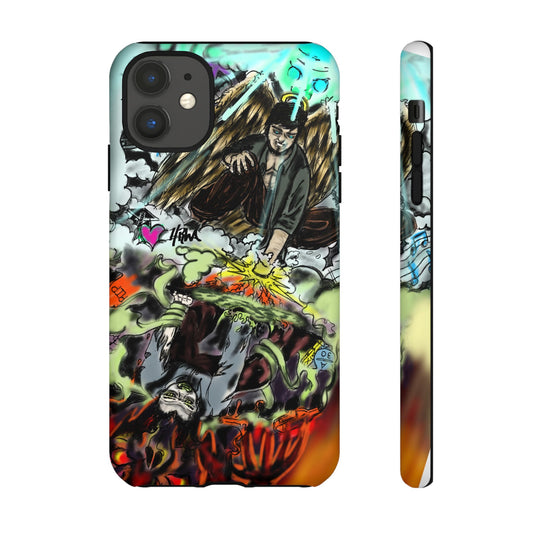 Tough Cases Phone Case, Edgy Art Phone Cover, Unique Gift for Him, Phone Accessories, Halloween Decor