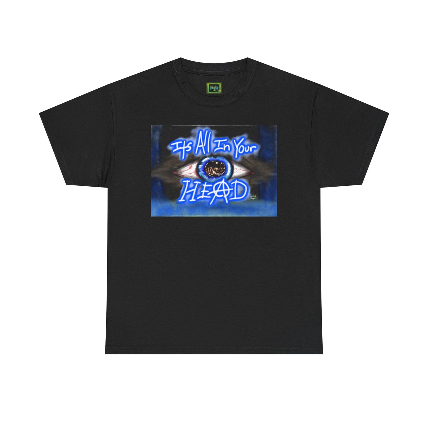 Unisex Heavy Cotton Tee - "It's All In Your Head" Graphic Tee