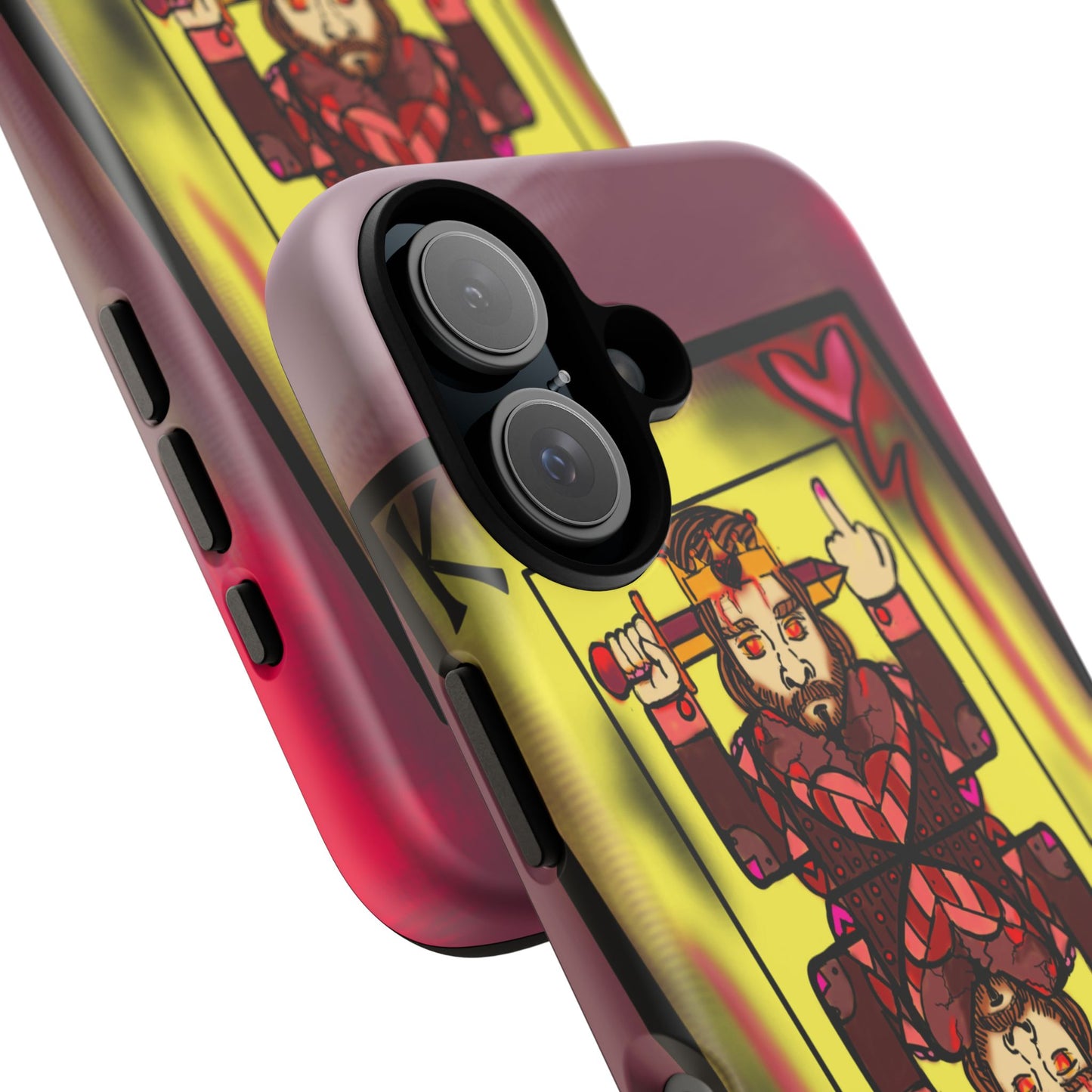 Playing Card Phone Case - Tough Cases with King Design