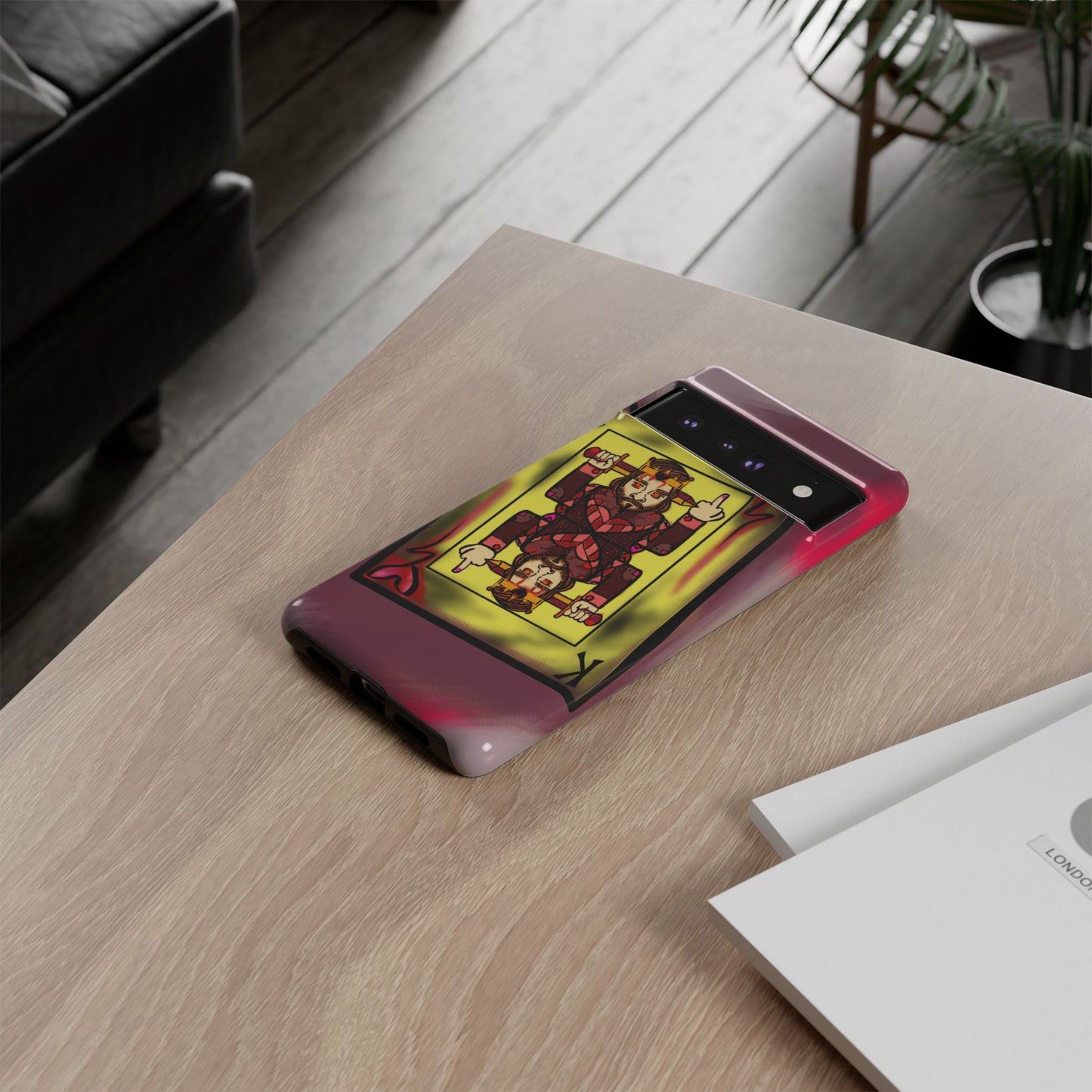 Playing Card Phone Case - Tough Cases with King Design