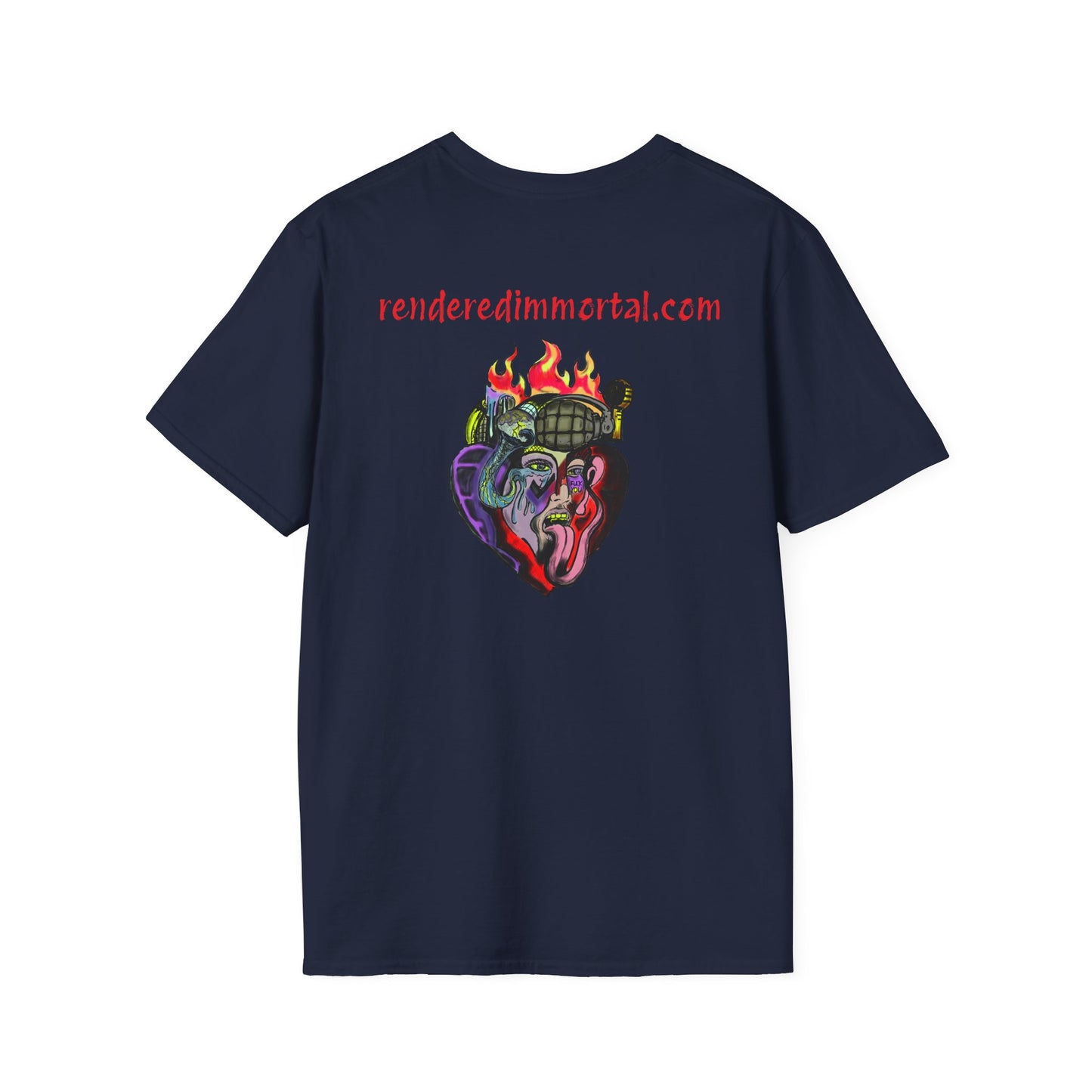 Armored Fantasy Warrior Unisex Softstyle T-Shirt, Graphic Tee, Gaming Apparel, Comic Con T-Shirt, Geek Culture Wear, Unique Gift