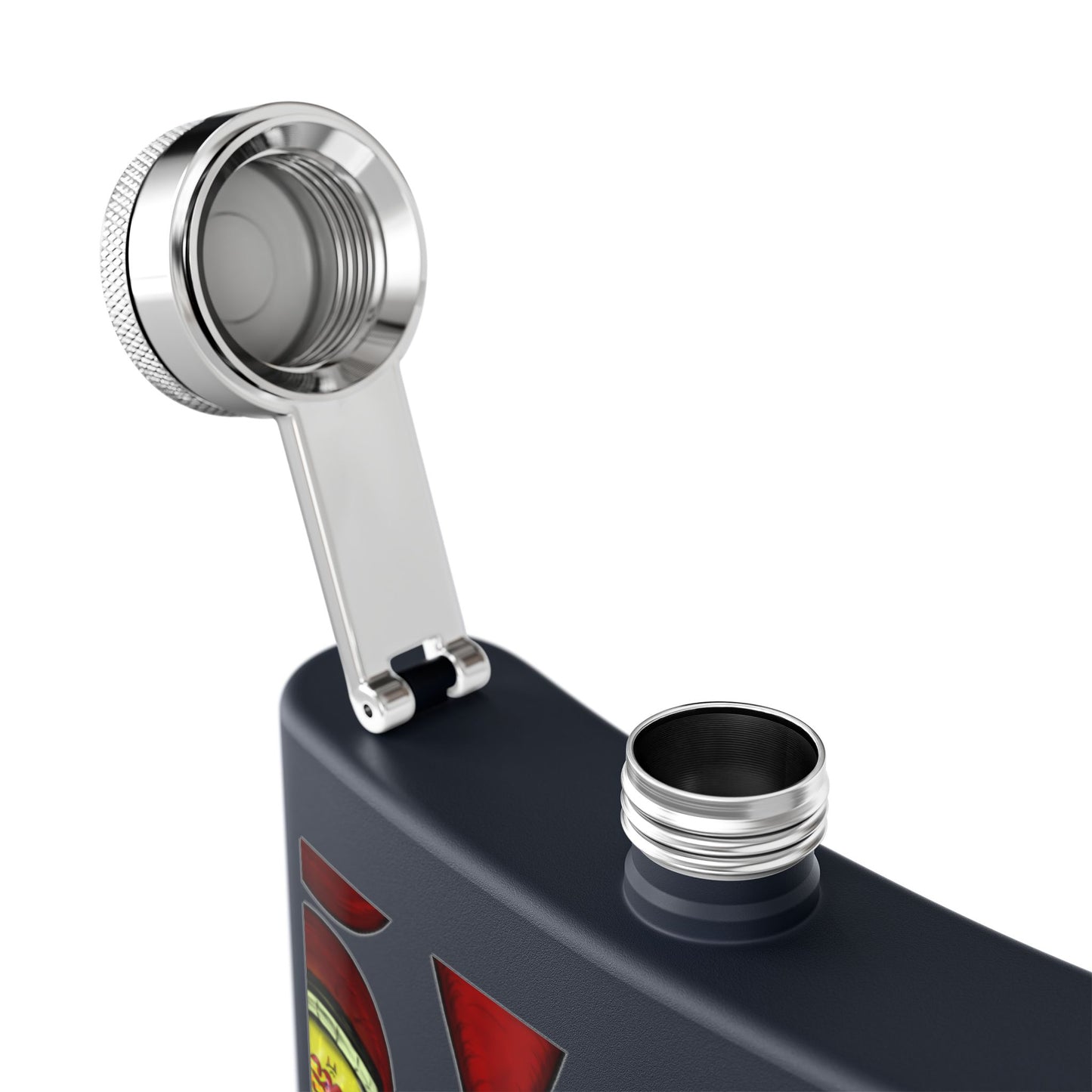 Vibrant Party Flask, Perfect Gift for Celebrations, Tailgating, Gifts for Him, Fun Accessories, Unique Beverage Container