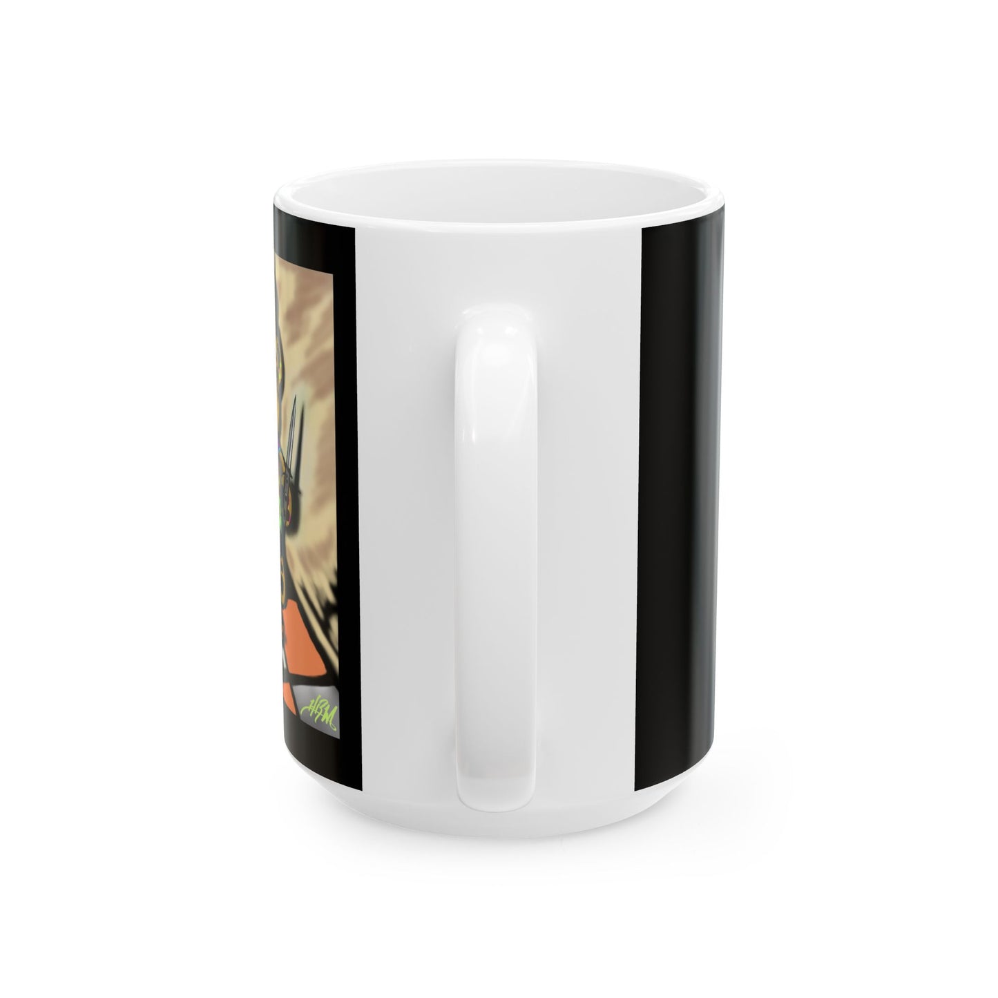Funny Uzi Coffee Mug Unique Espresso Cup for Gun Lovers Gift for Him Humor Mug, Birthday Present Collectors Item