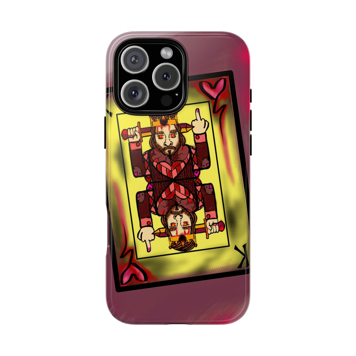Playing Card Phone Case - Tough Cases with King Design