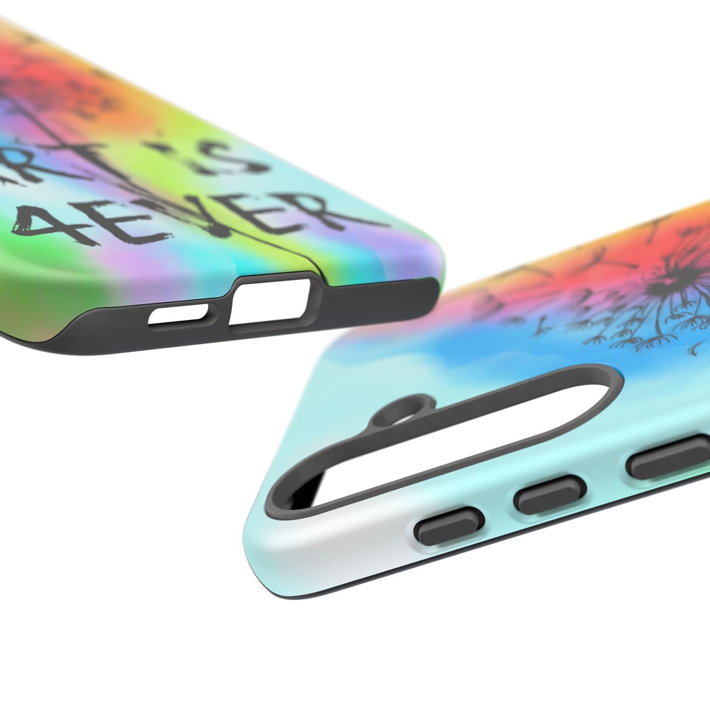Artistic Phone Case, Vibrant Dandelion Design, Gift for Artists, Colorful Accessory for Creative Souls, Unique Tech Gift