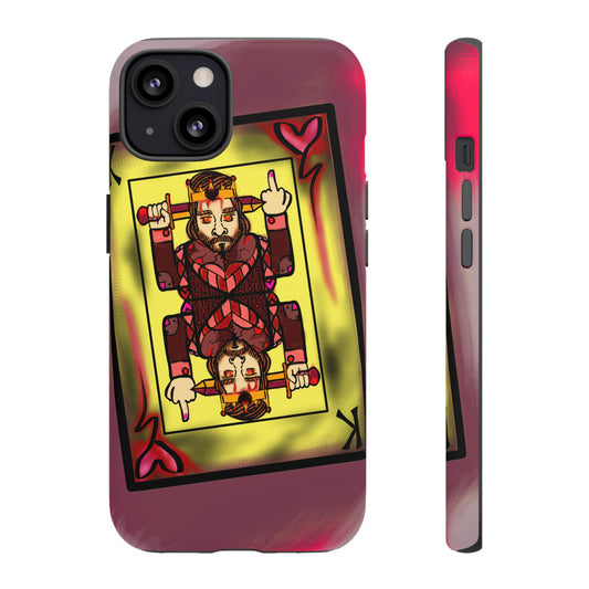 Playing Card Phone Case - Tough Cases with King Design