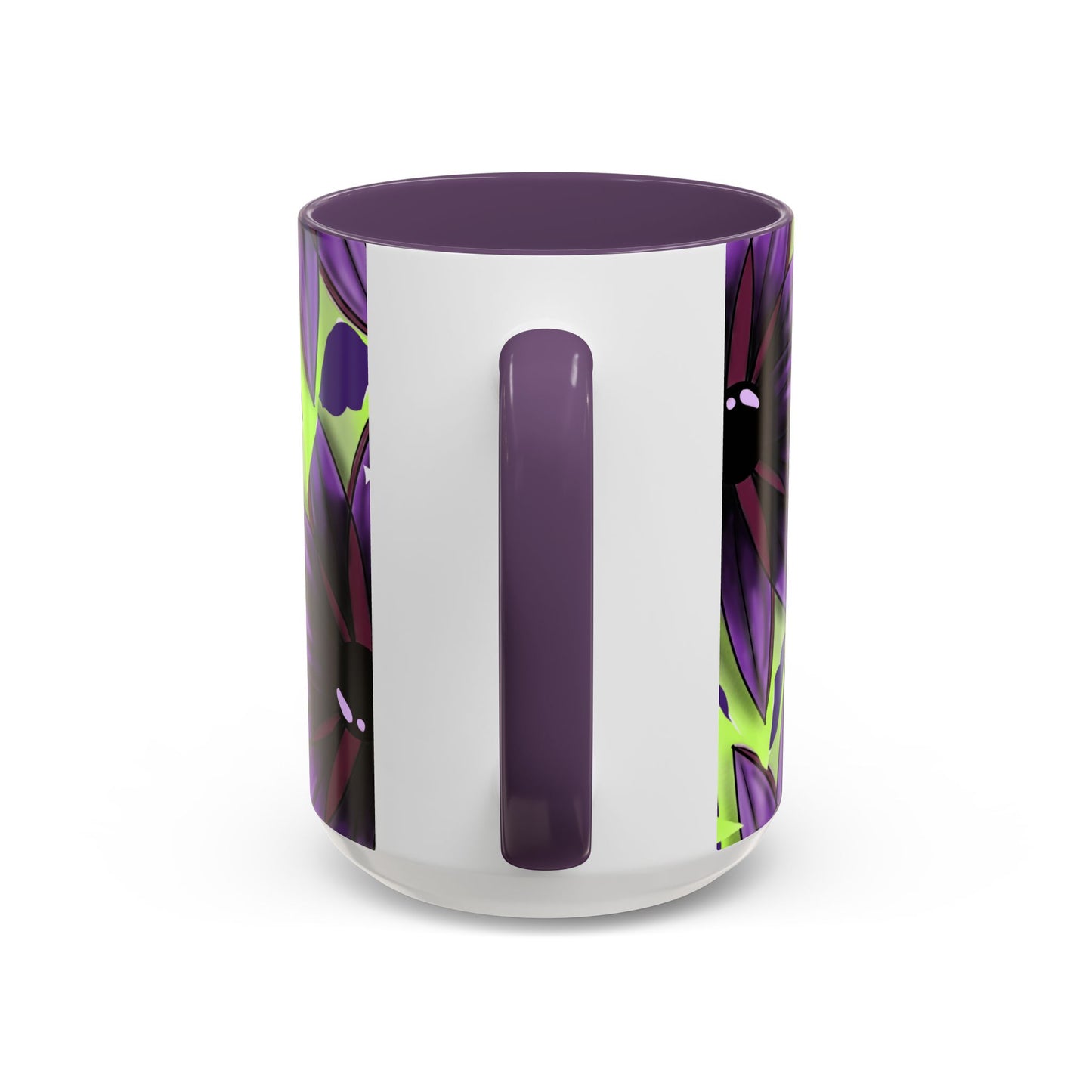 Vibrant Flower Accent Coffee Mug - 11oz & 15oz Semicolon Let Them Design