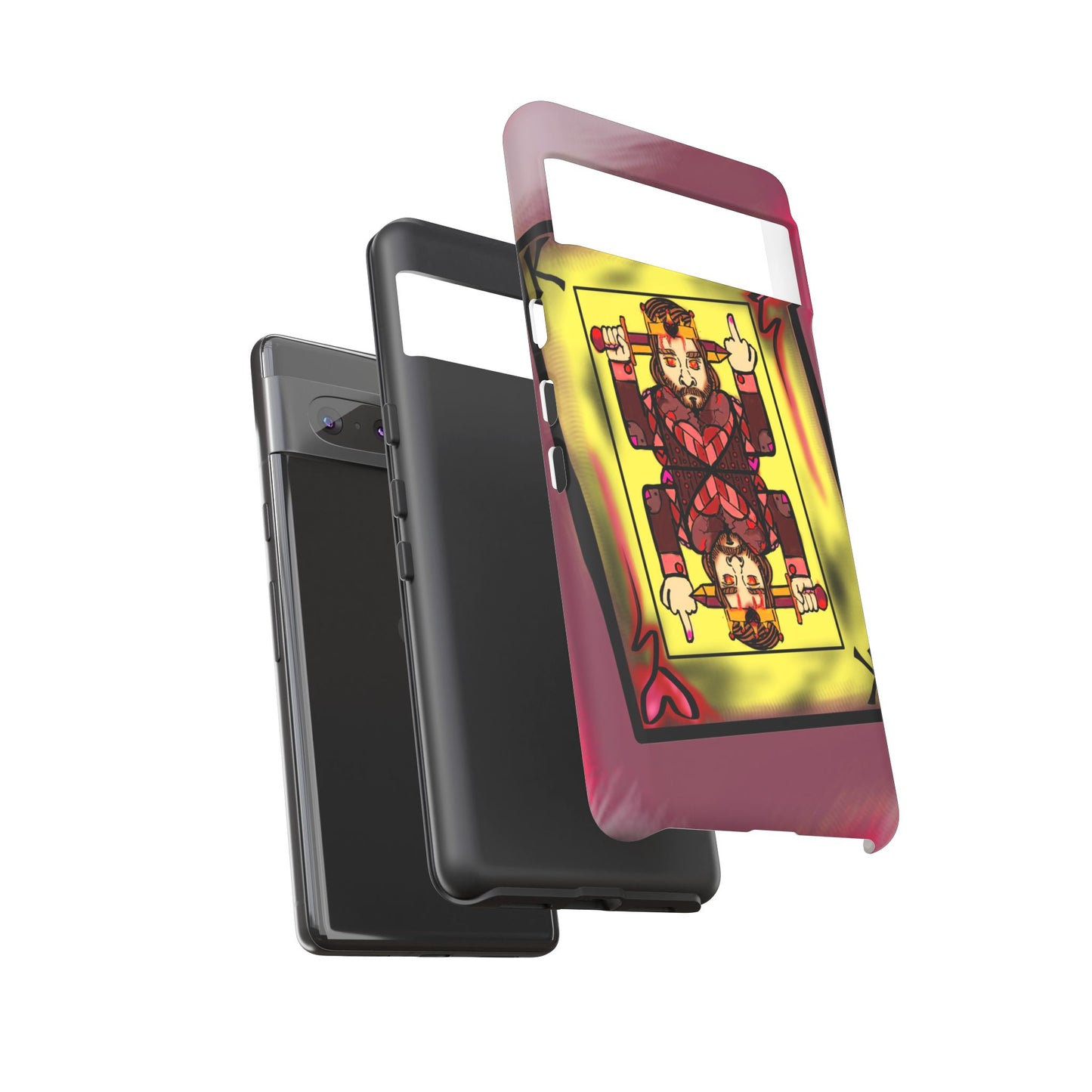 Playing Card Phone Case - Tough Cases with King Design