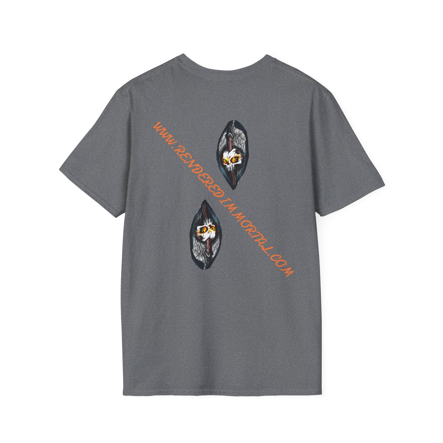 Unisex Softstyle T-Shirt - 'Down With The Sickness' Graphic Tee for Fans of Bold Art and Humor
