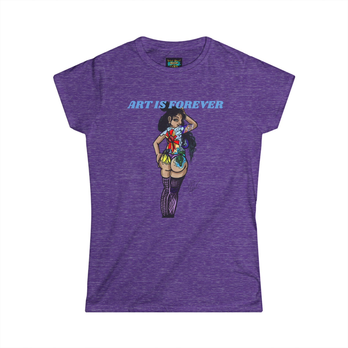 Art Is Forever — Women's Softstyle Tee