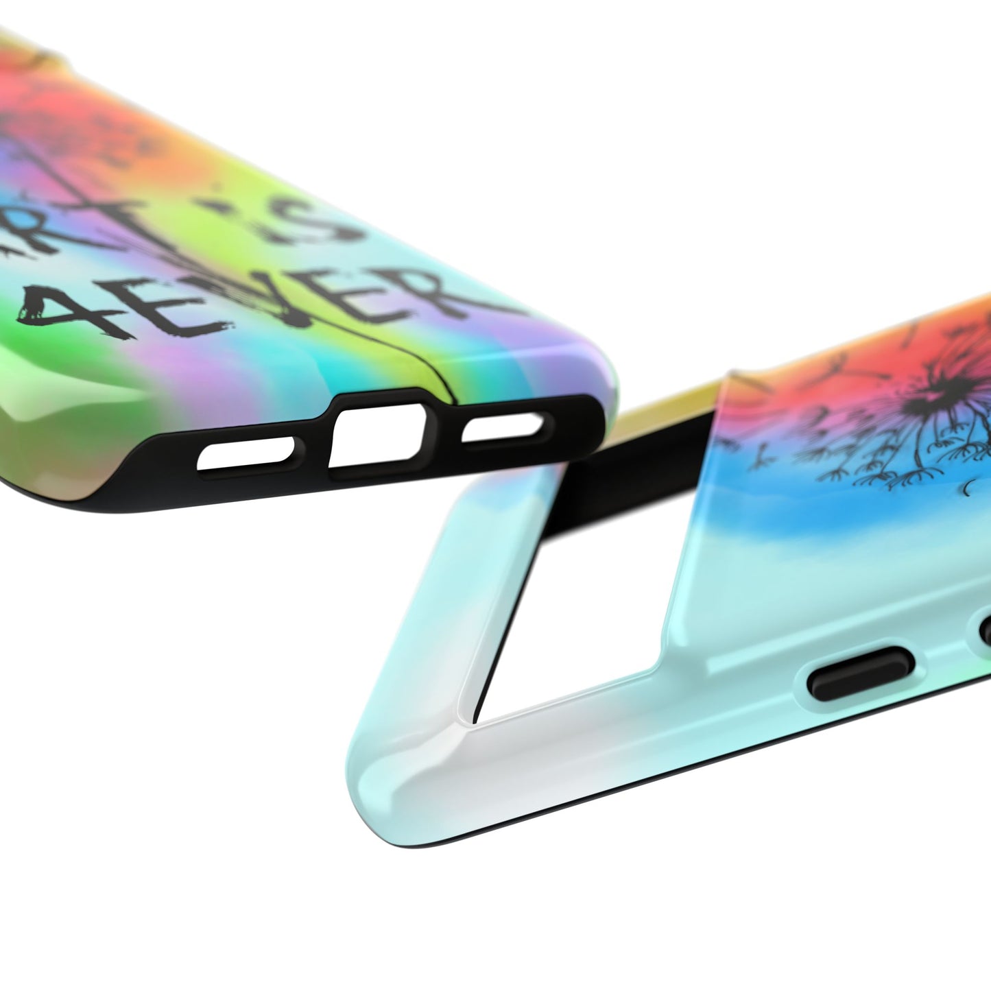 Artistic Phone Case, Vibrant Dandelion Design, Gift for Artists, Colorful Accessory for Creative Souls, Unique Tech Gift