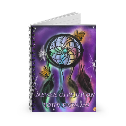Dream Catcher Spiral Notebook - Inspirational Ruled Journal for Creativity