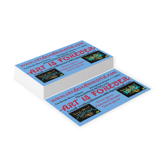 Custom Business Cards - Art is Forever Design for Tattoo and Freelance Artists