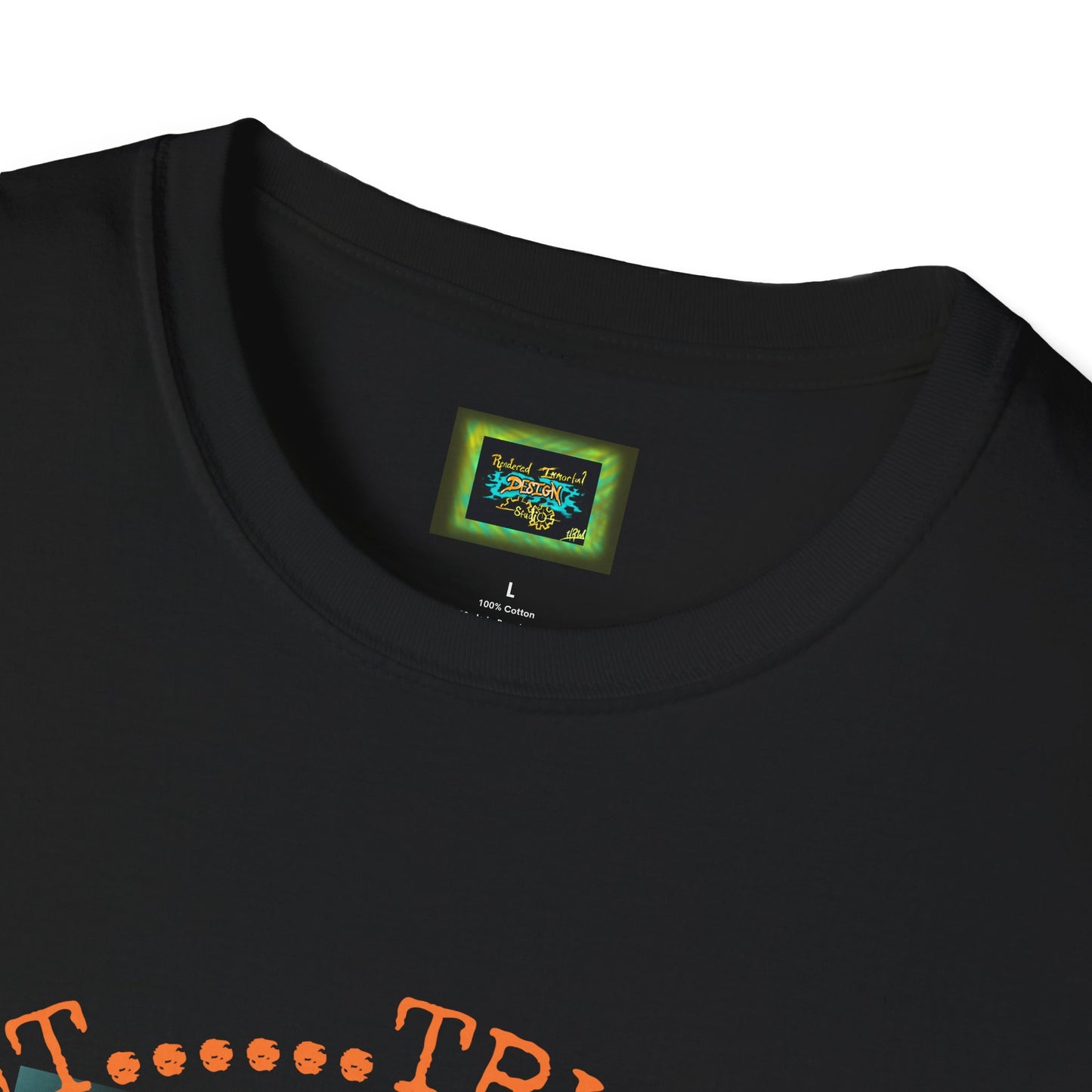 Unisex Softstyle T-Shirt - 'Down With The Sickness' Graphic Tee for Fans of Bold Art and Humor