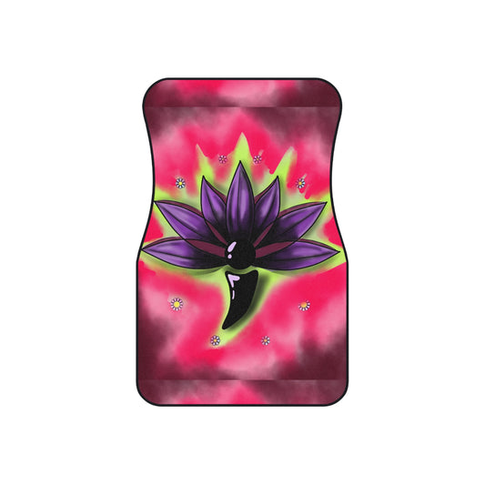 Vibrant Lotus Car Mats – Set of 4 – Stylish Auto Accessories for Lotus Lovers