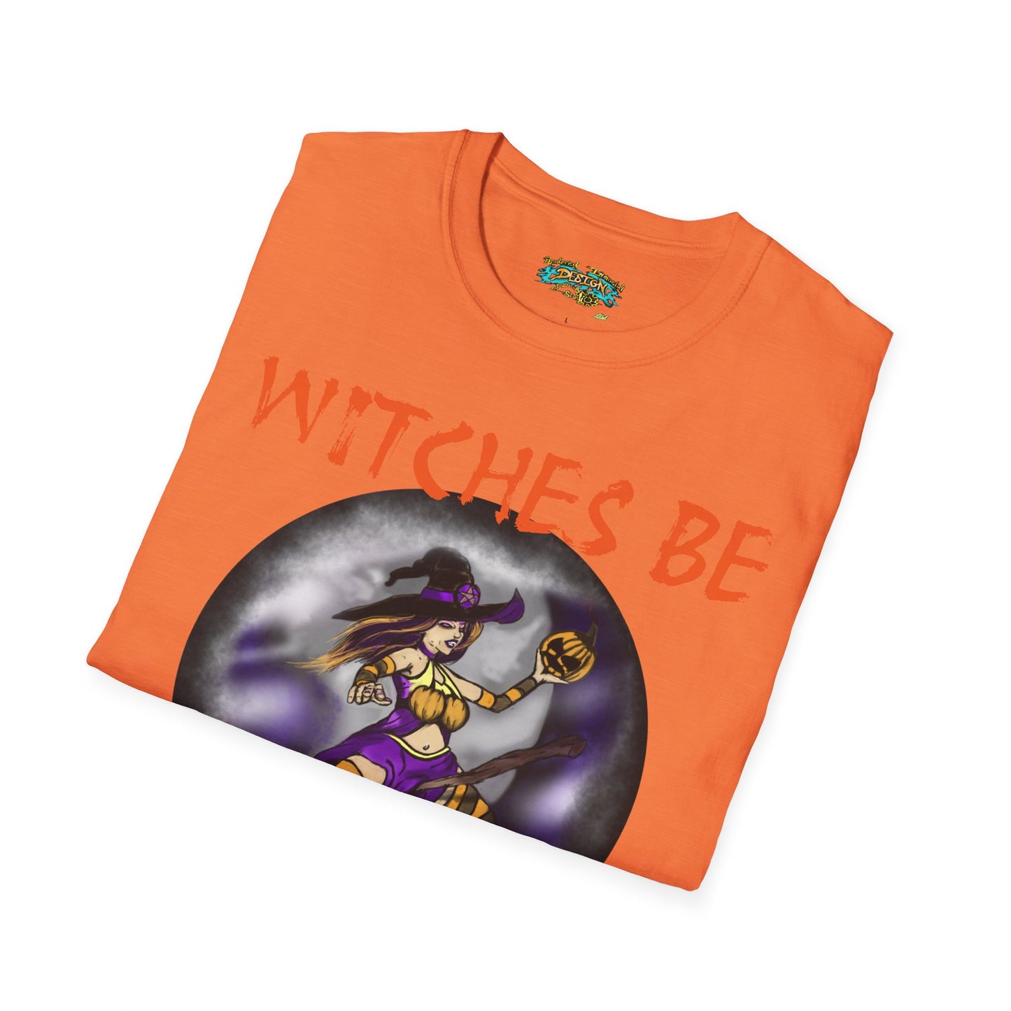 Witches Be Trippin' Unisex T-Shirt - Casual Halloween Tee, Spooky Vibes, Witchcraft Apparel, Perfect for Fall, Trick or Treats