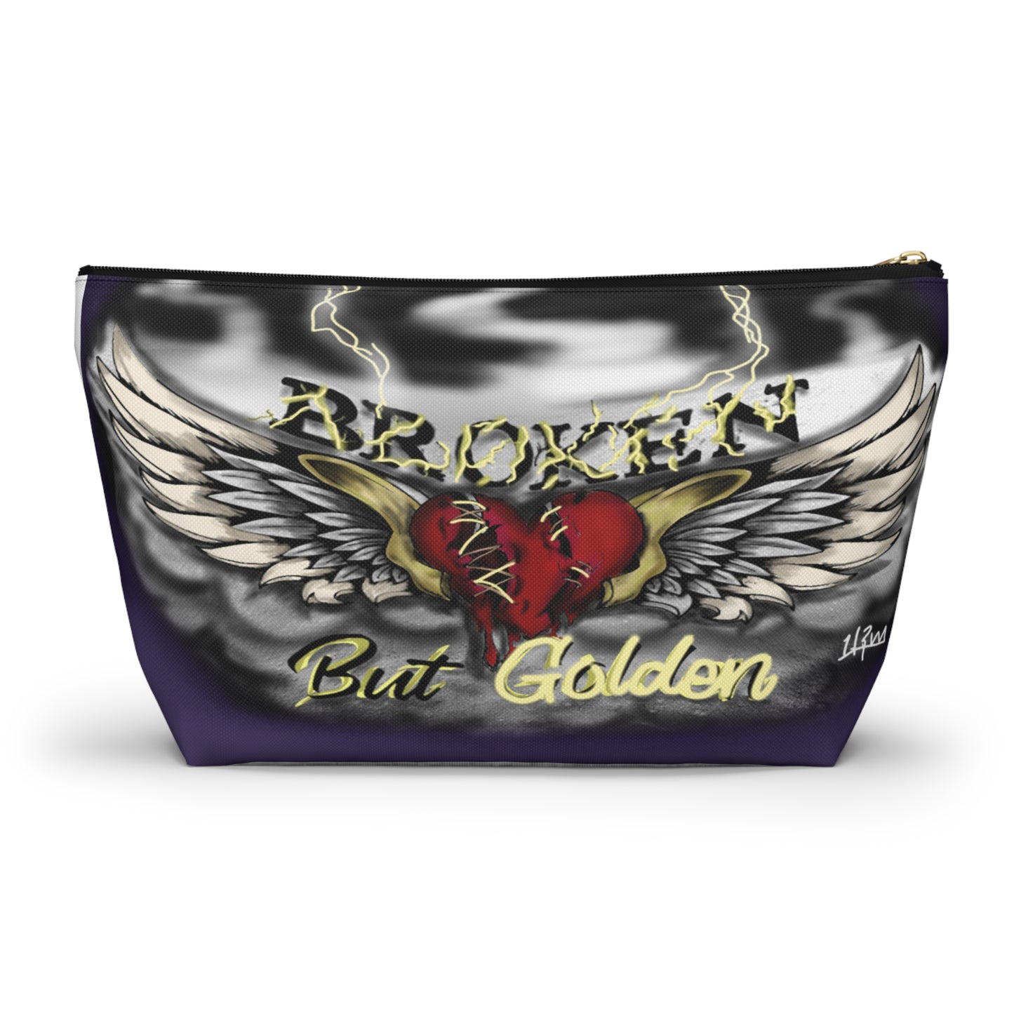 Mama Bear Accessory Pouch – Versatile Cosmetic Bag with Art Design
