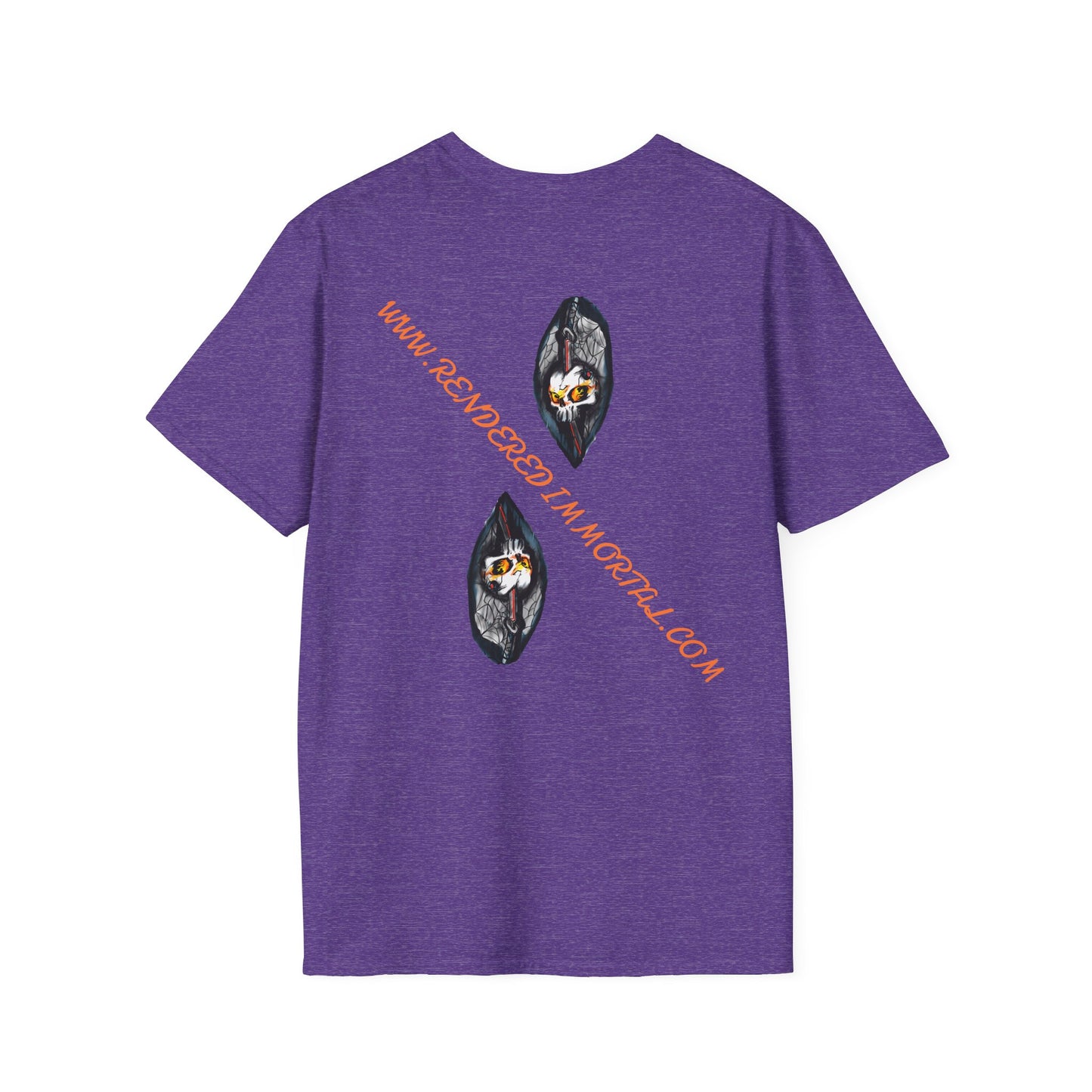 Unisex Softstyle T-Shirt - 'Down With The Sickness' Graphic Tee for Fans of Bold Art and Humor