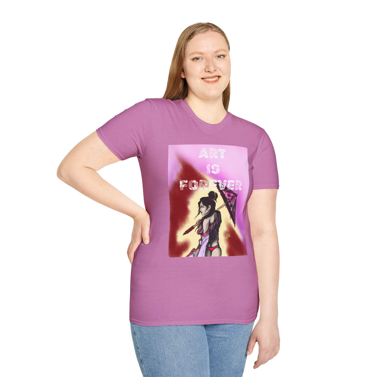 Art Is Forever — Unisex Softstyle Tee