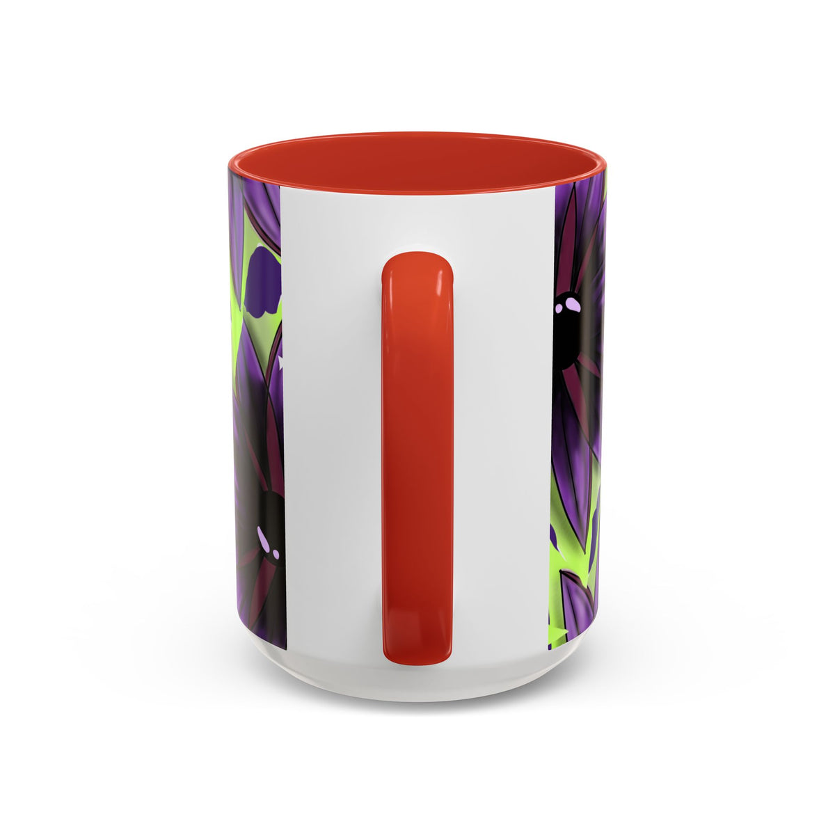 Vibrant Flower Accent Coffee Mug - 11oz & 15oz Semicolon Let Them Design