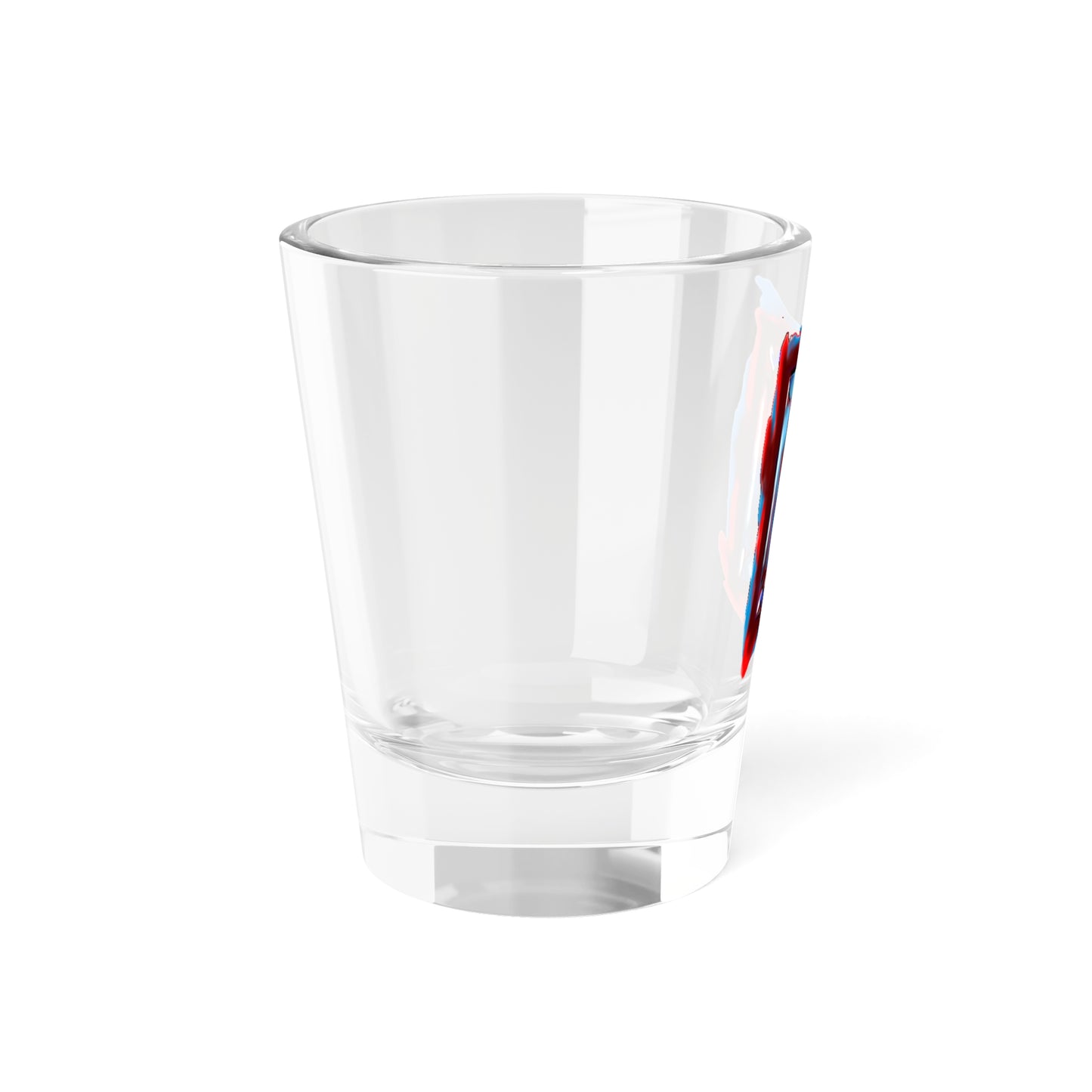 Patriotic 4th of July Shot Glass, Colorful Party Glass, Fun Gift, Unique Home Bar Decor, Celebration Essential, Collectible Drinkware