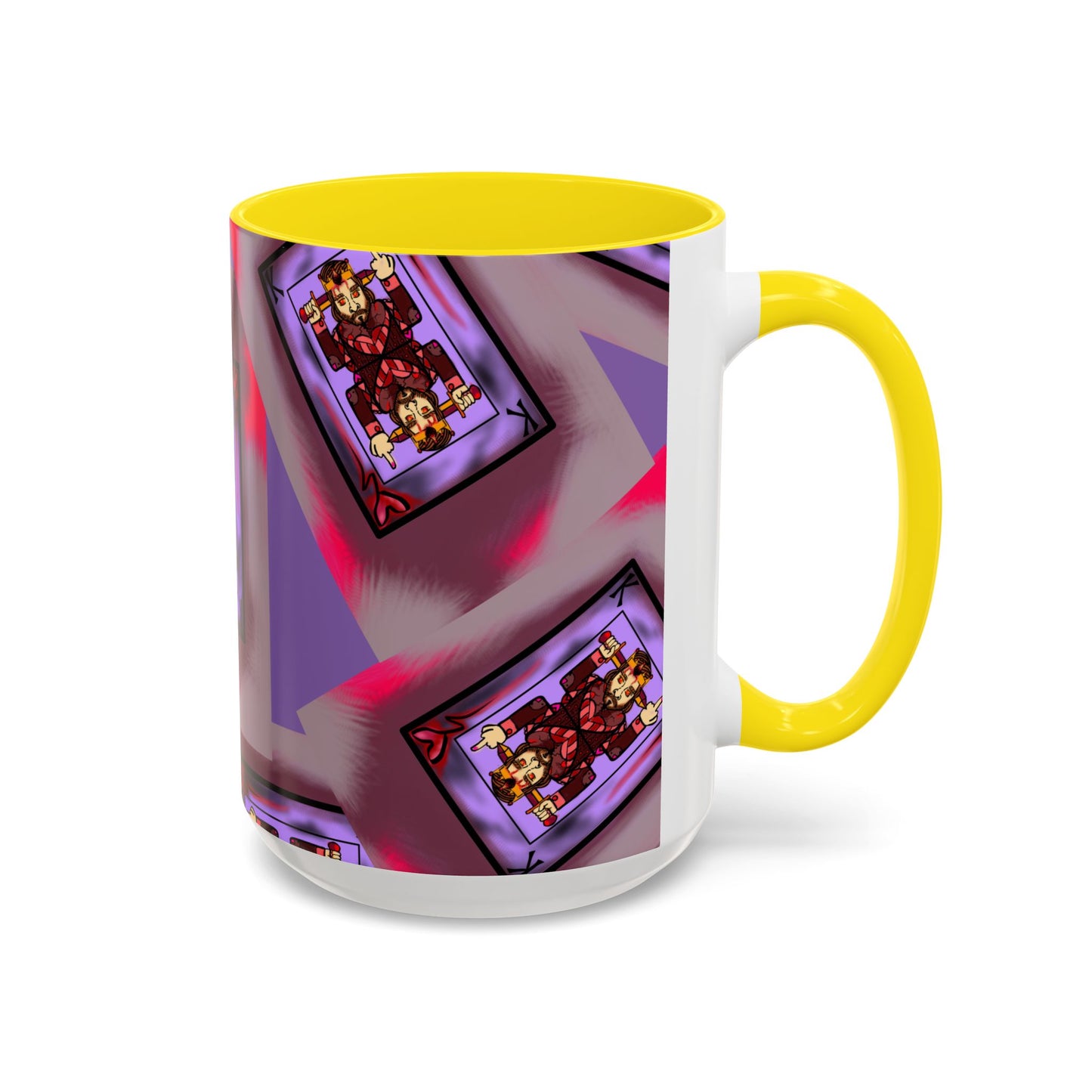 Rebellious King Coffee Mug, Unique Gift for Coffee Lovers, Artful Mug for Home, Cool Cup for Tea, Birthday Present, Fun Kitchen Decor