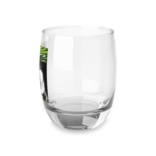 Artistic Whiskey Glass - Hand-Drawn Design for Whiskey Lovers, Unique Gift for Him, Distinctive Barware, Alcohol Gift, Home Decor