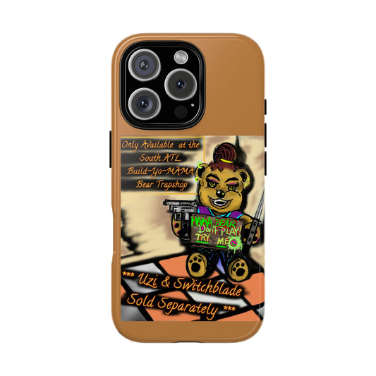 Tough Cases: Fun & Funky Phone Case, Cute Bear Design, Gifts for Animal Lovers, Tech Accessories, Unique Phone Cover