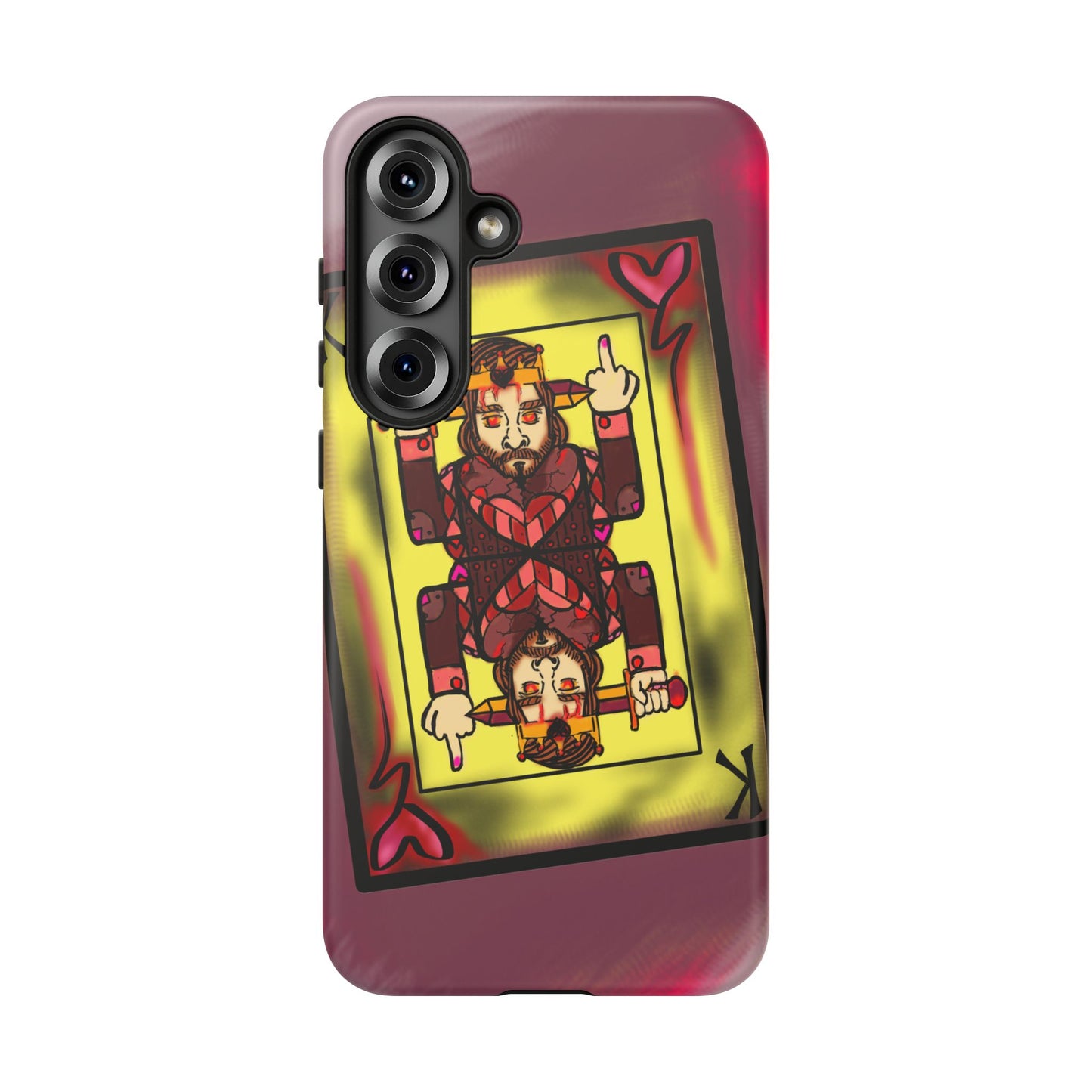Playing Card Phone Case - Tough Cases with King Design