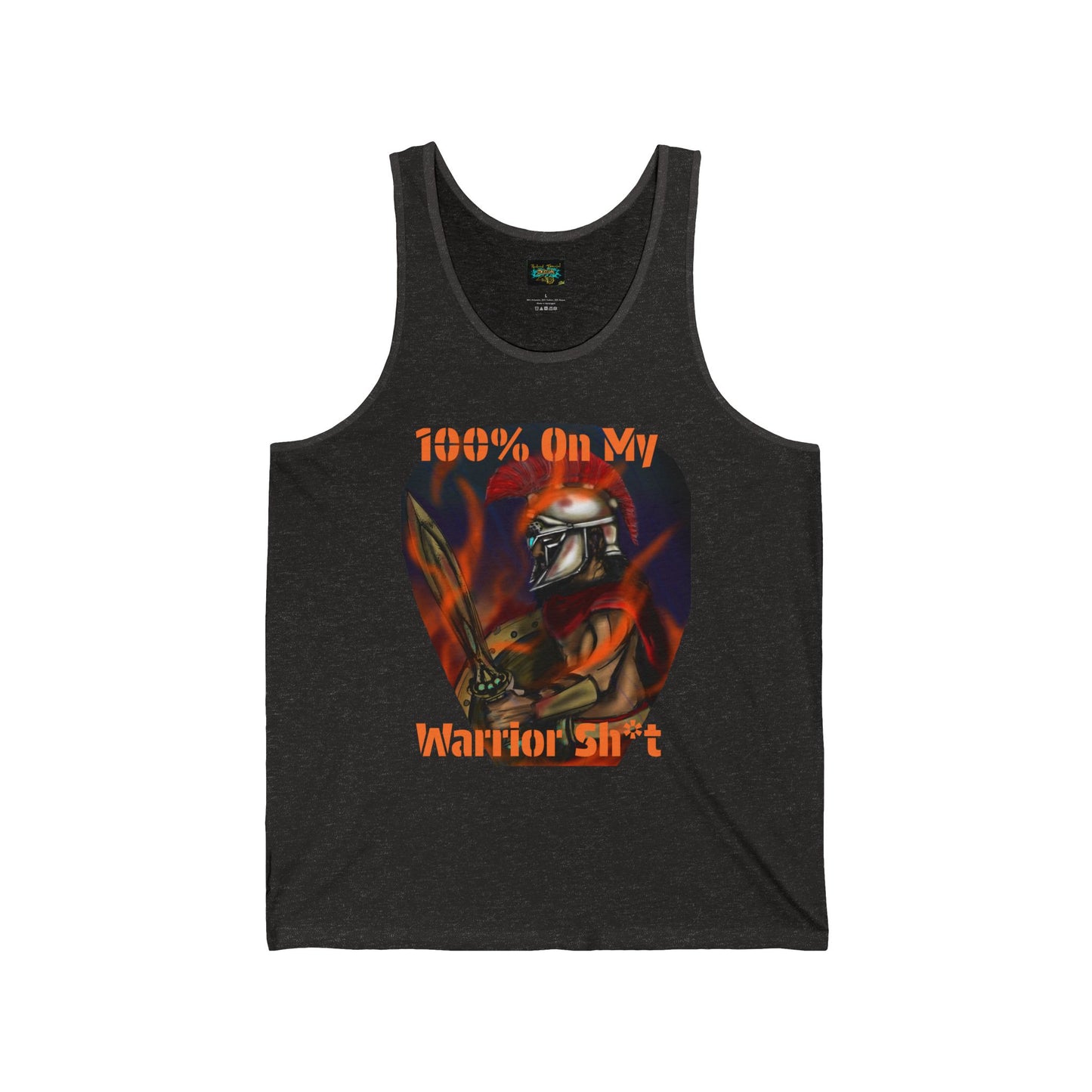 100% On My Warrior Sh*t Unisex Jersey Tank