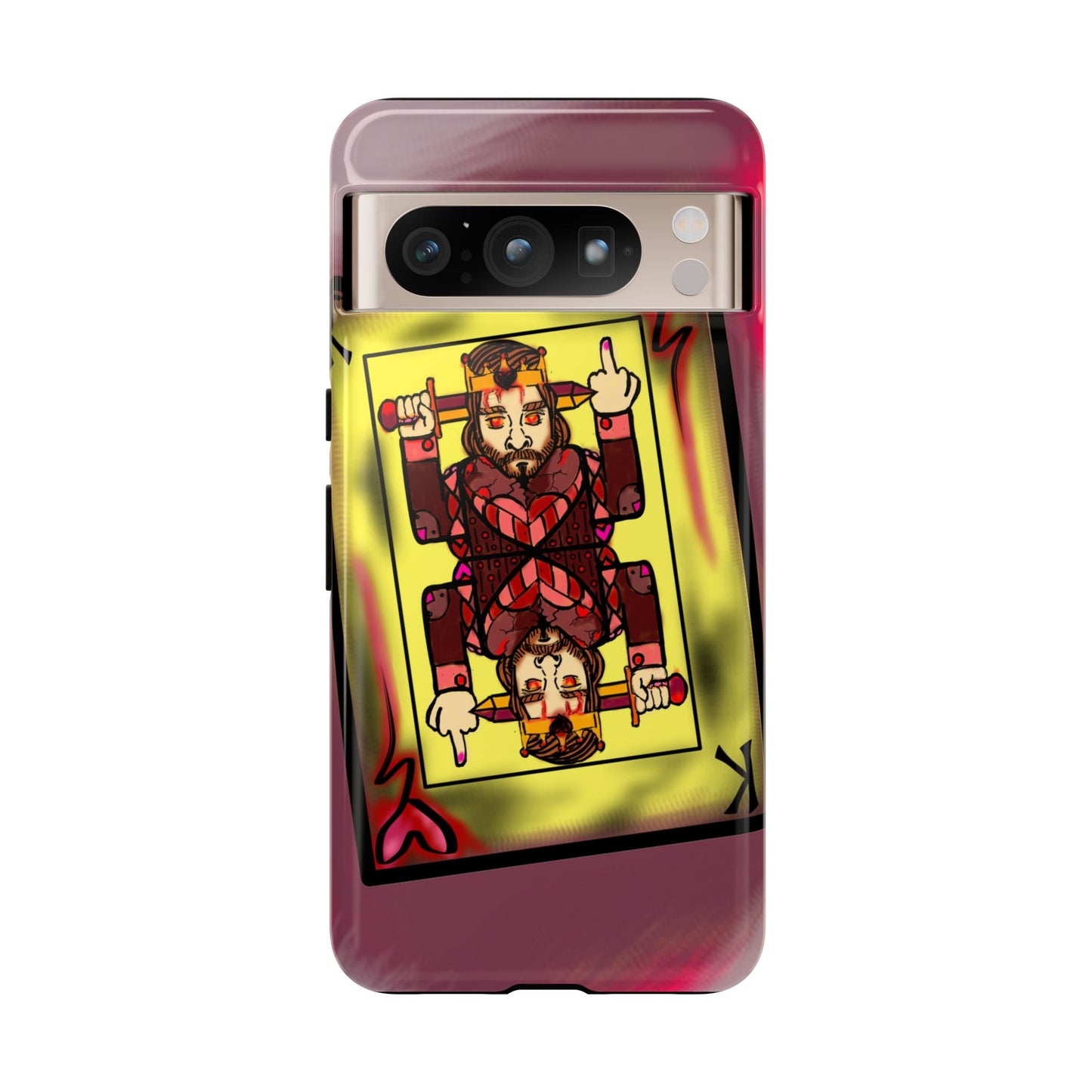Playing Card Phone Case - Tough Cases with King Design