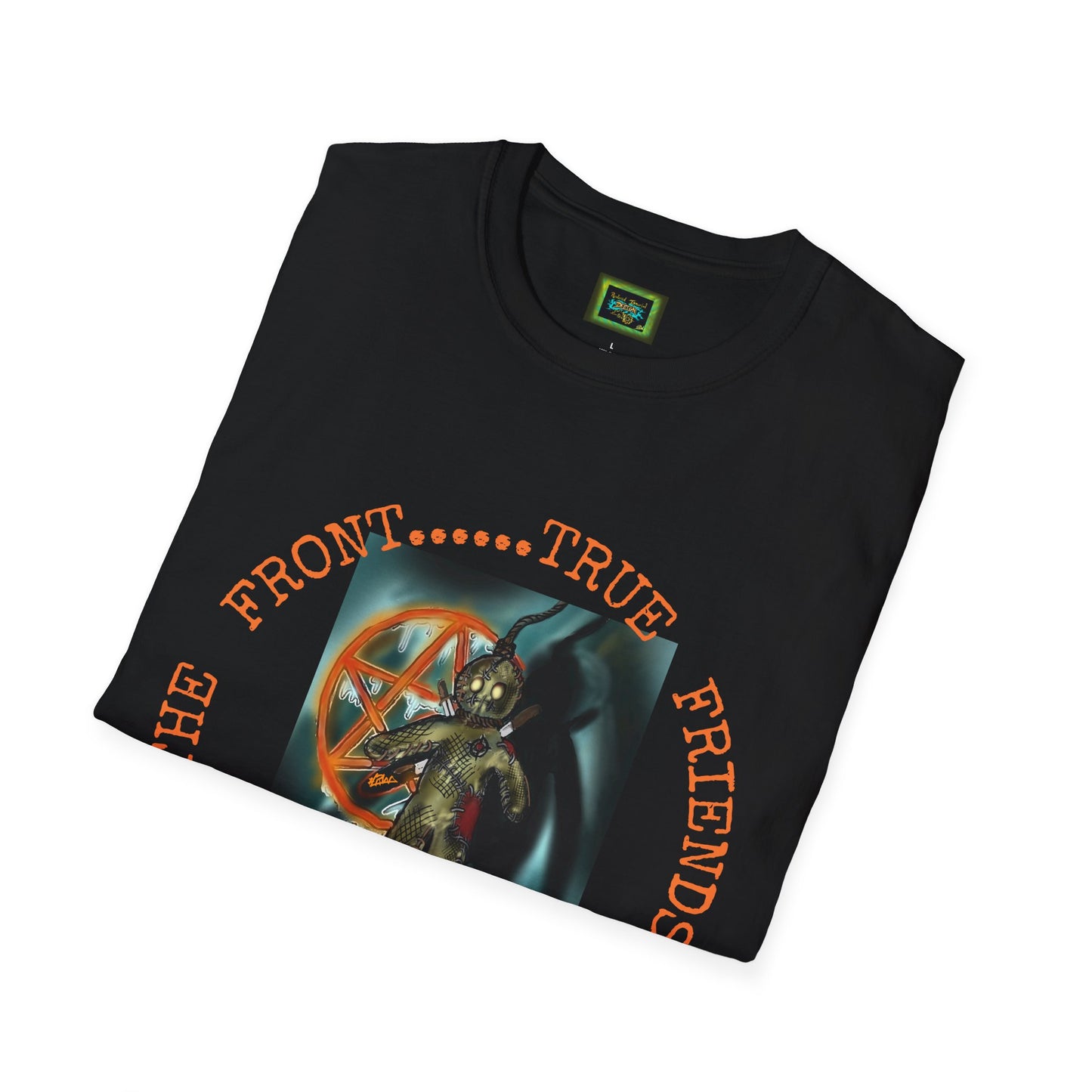 Unisex Softstyle T-Shirt - 'Down With The Sickness' Graphic Tee for Fans of Bold Art and Humor