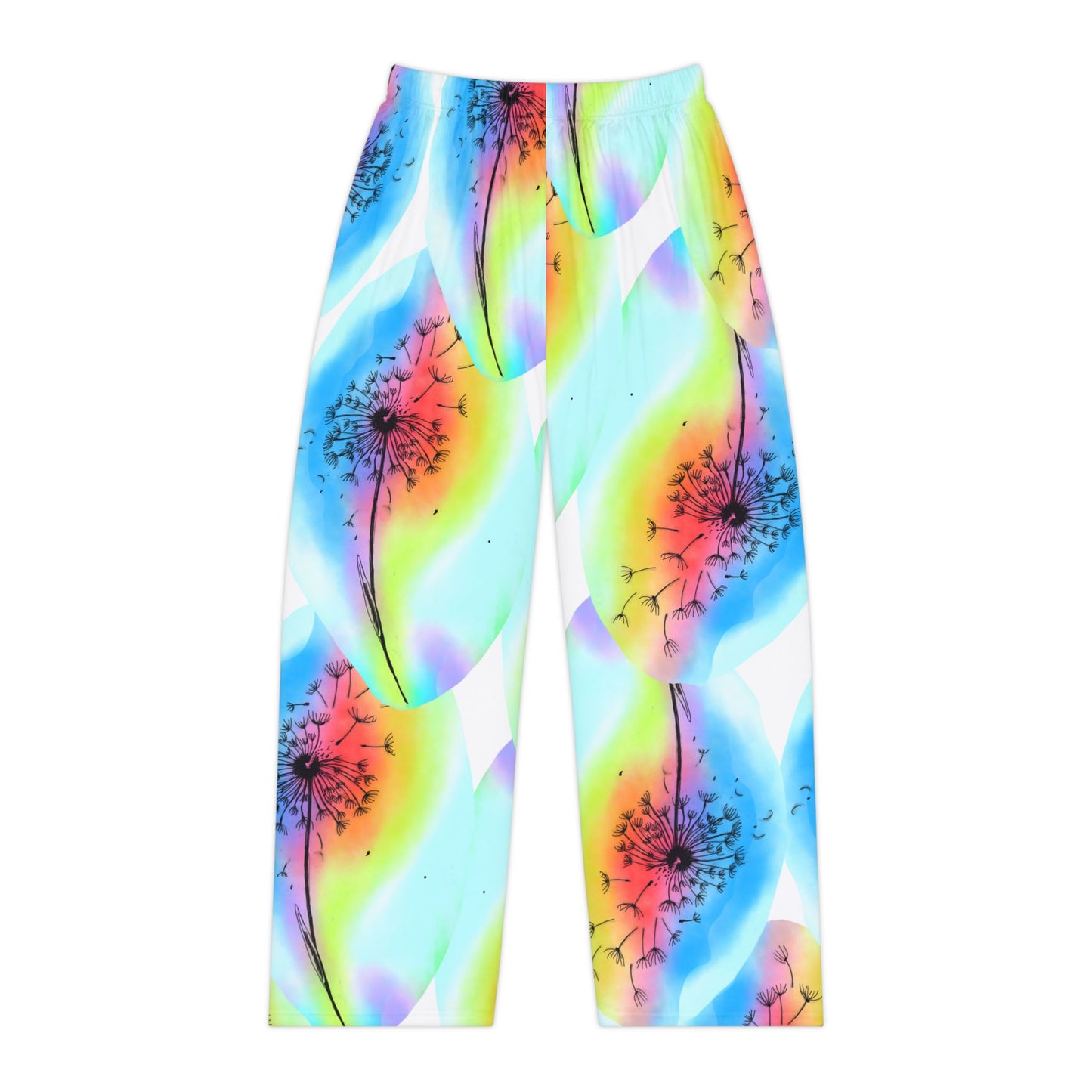 Vibrant Floral Women's Pajama Pants, Colorful Loungewear, Relaxation Pants, Cozy Sleepwear, Gift for Her, Festival Pajamas
