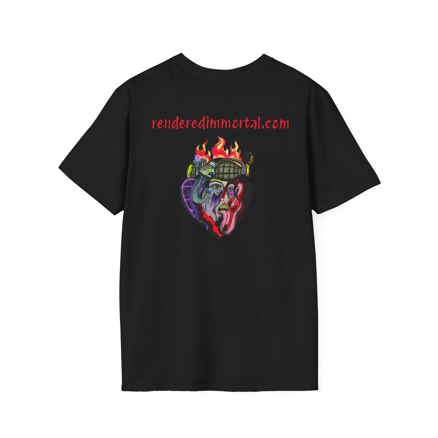 Armored Fantasy Warrior Unisex Softstyle T-Shirt, Graphic Tee, Gaming Apparel, Comic Con T-Shirt, Geek Culture Wear, Unique Gift