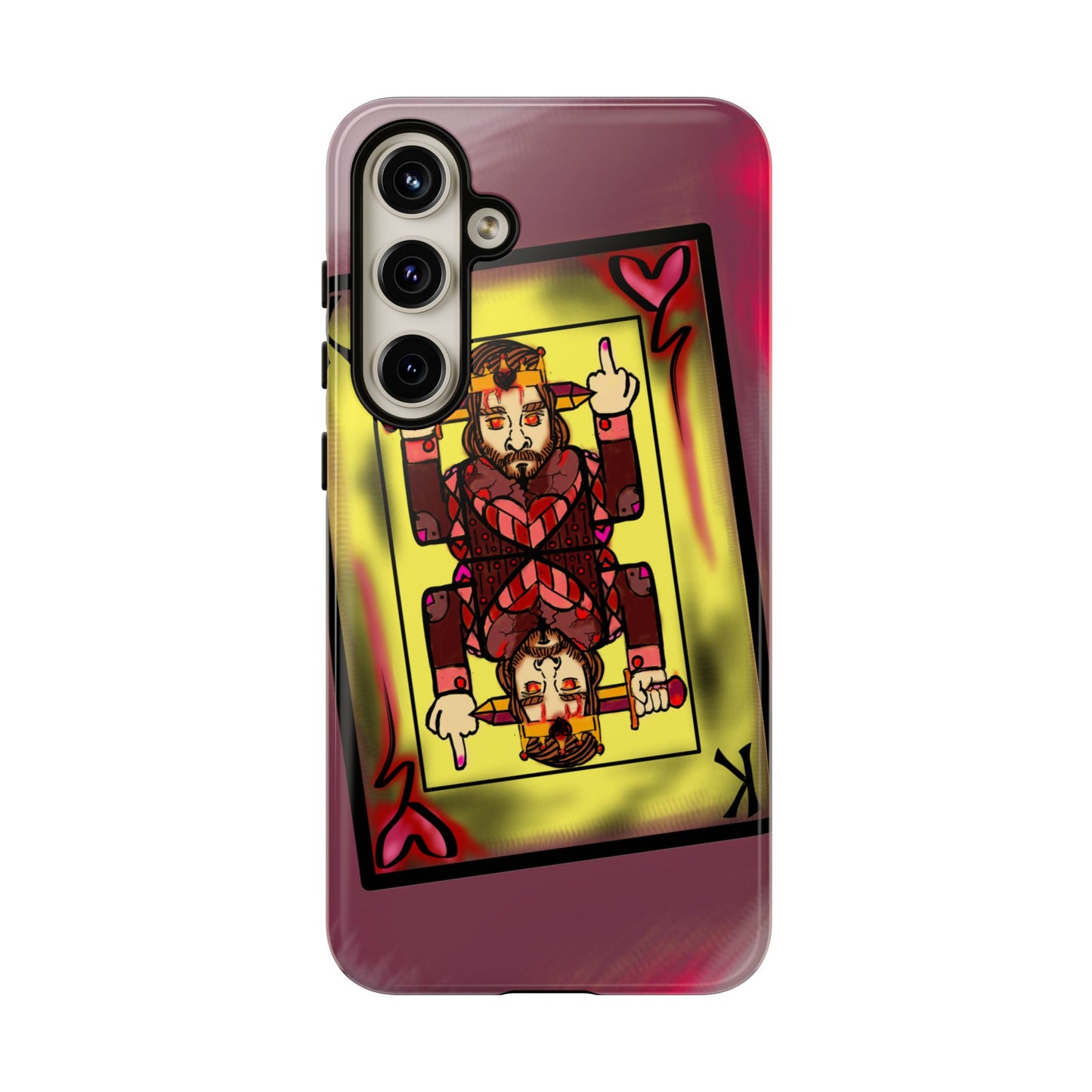Playing Card Phone Case - Tough Cases with King Design
