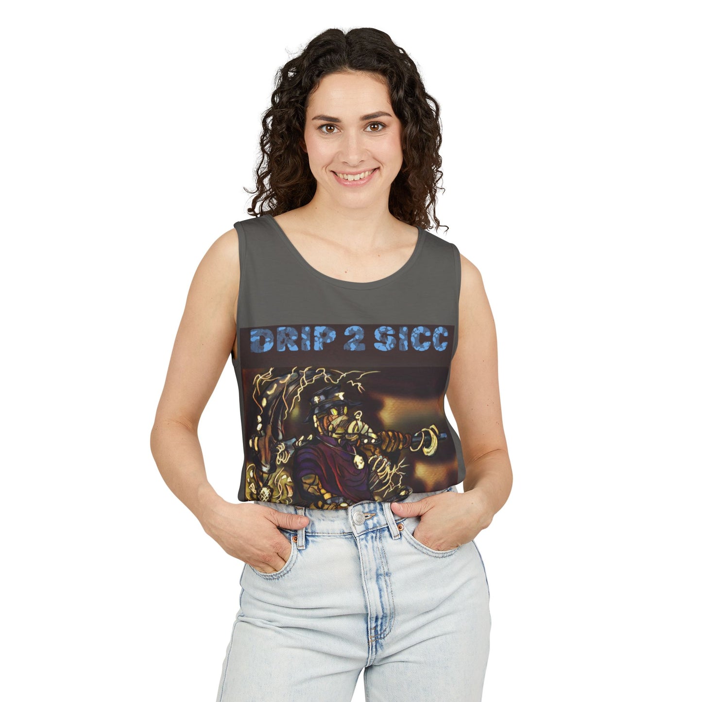 Drip 2 Sicc Unisex Tank Top, Graphic Tank, Summer Wear, Casual Shirt, Trendy Apparel, Festival Outfit